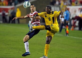 Bocanegra can usually be found where the ball is.