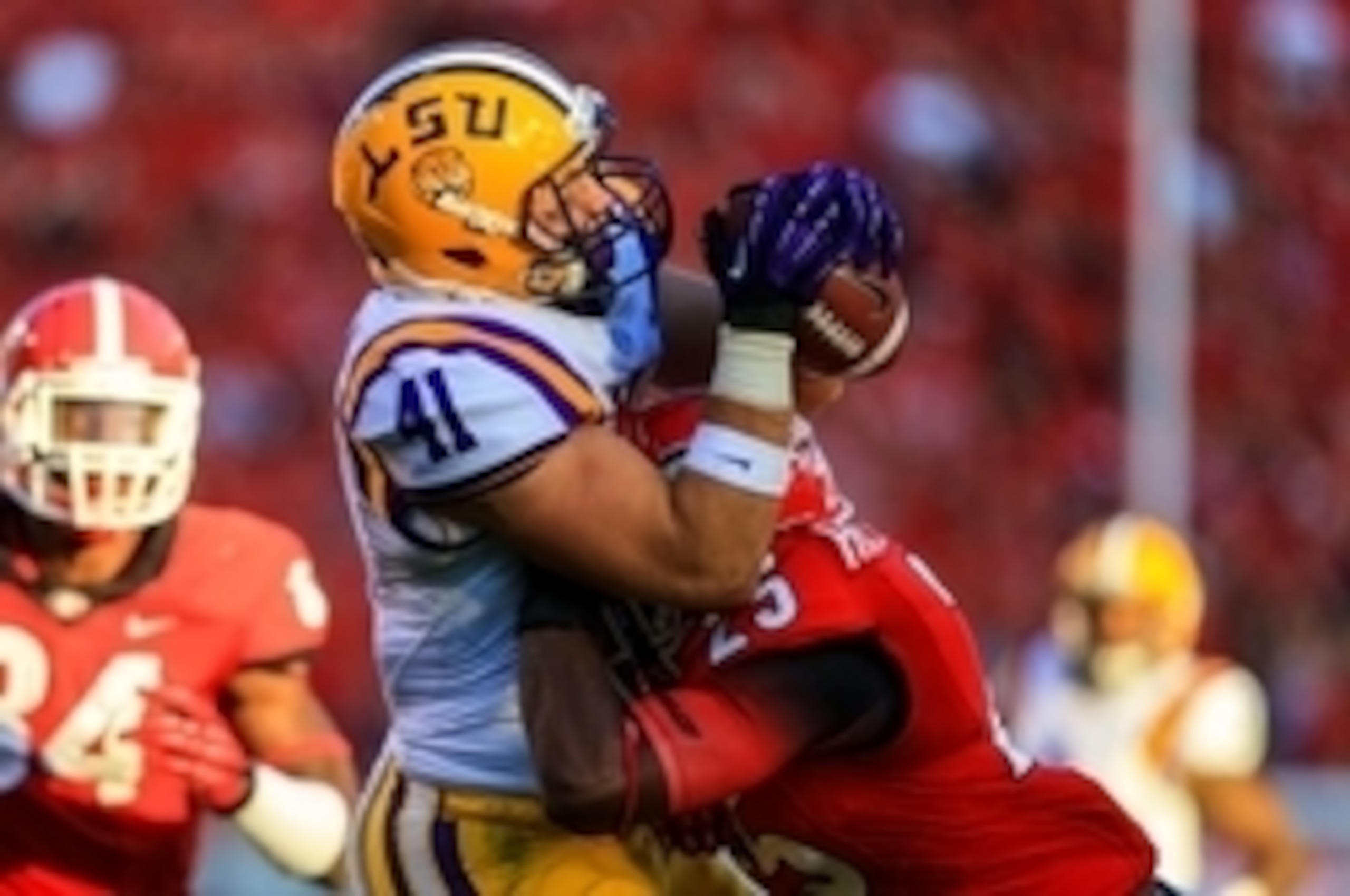 LSU tight end Travis Dickson