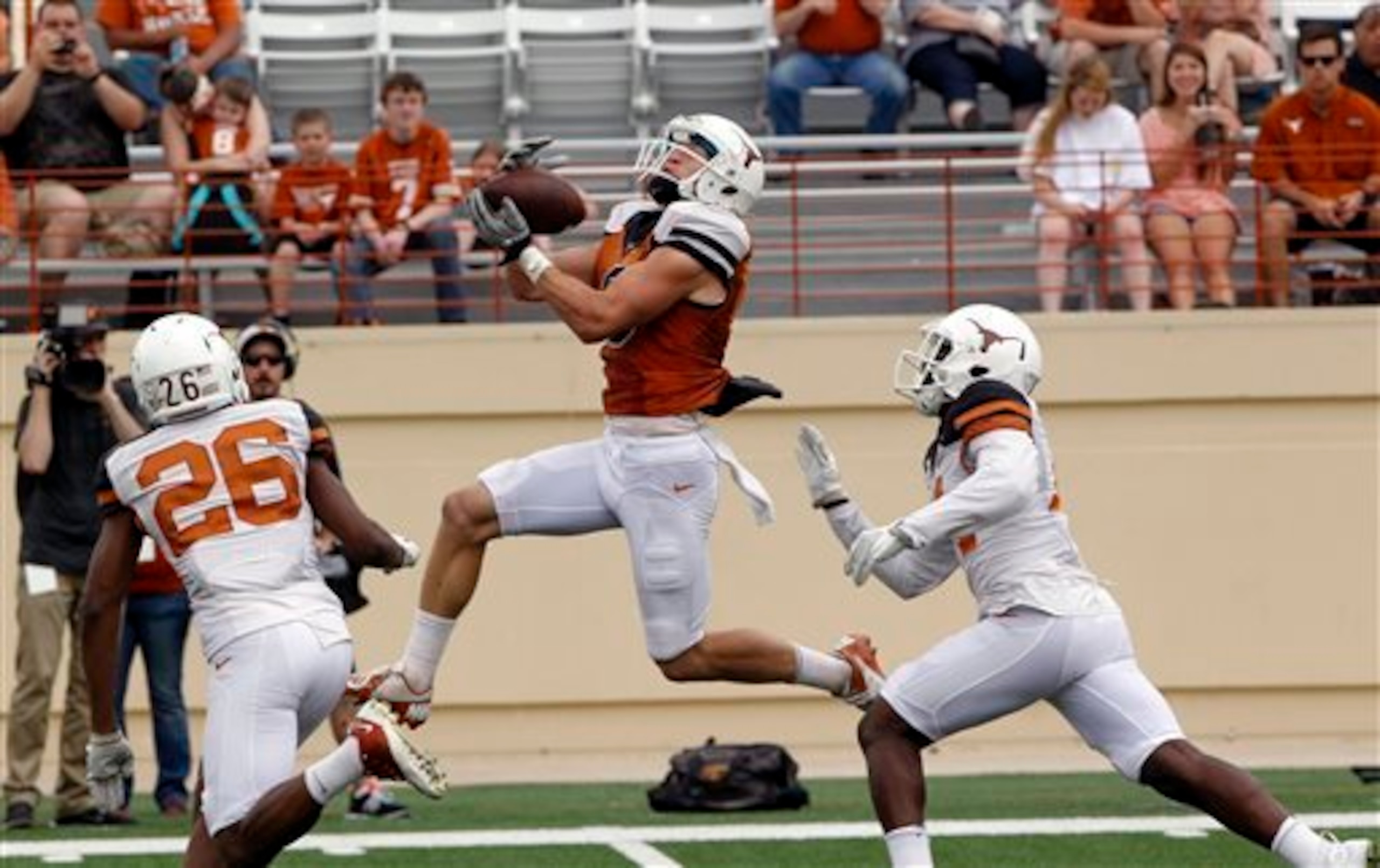 Shipley will be the top target for whoever is taking the snaps for Texas. Shipley will be the top target for whoever is taking the snaps for Texas.