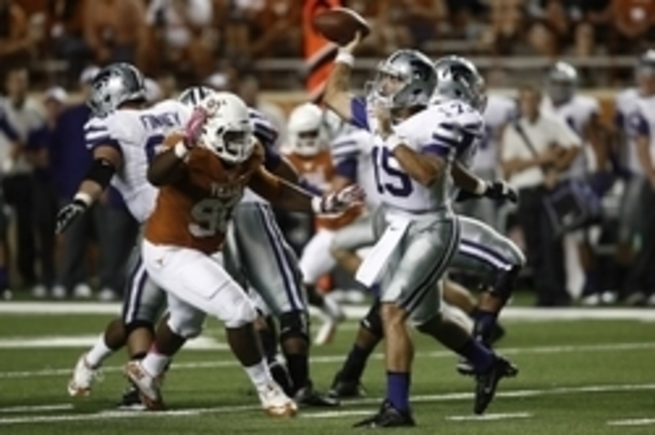 Tackle Malcom Brown will be one of the Big 12's best defensive linemen. Tackle Malcom Brown will be one of the Big 12's best defensive linemen.
