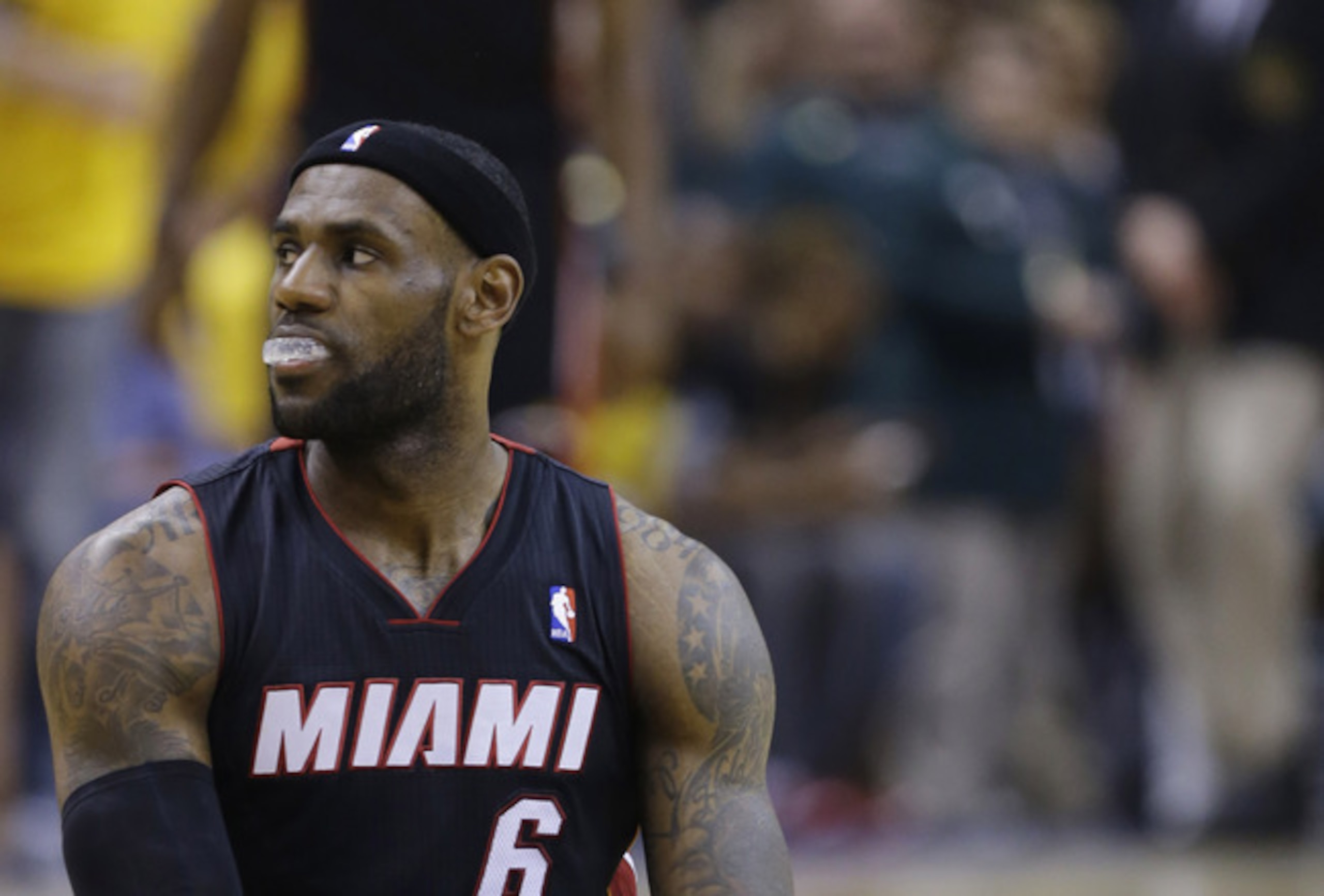 James had a rough outing in Game 5, scoring just seven points