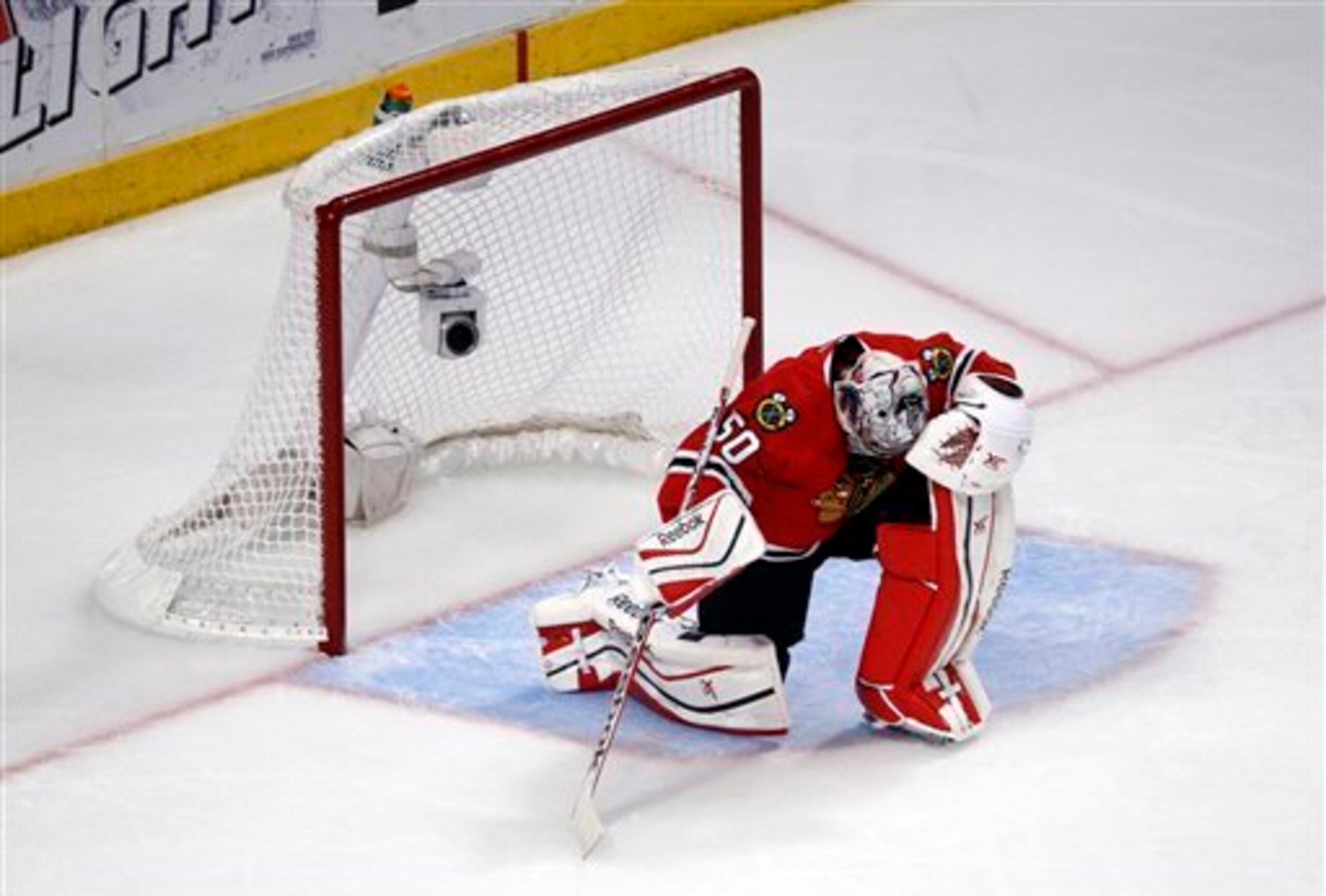 Corey Crawford was not at his best, but neither was Jonathan Quick.
