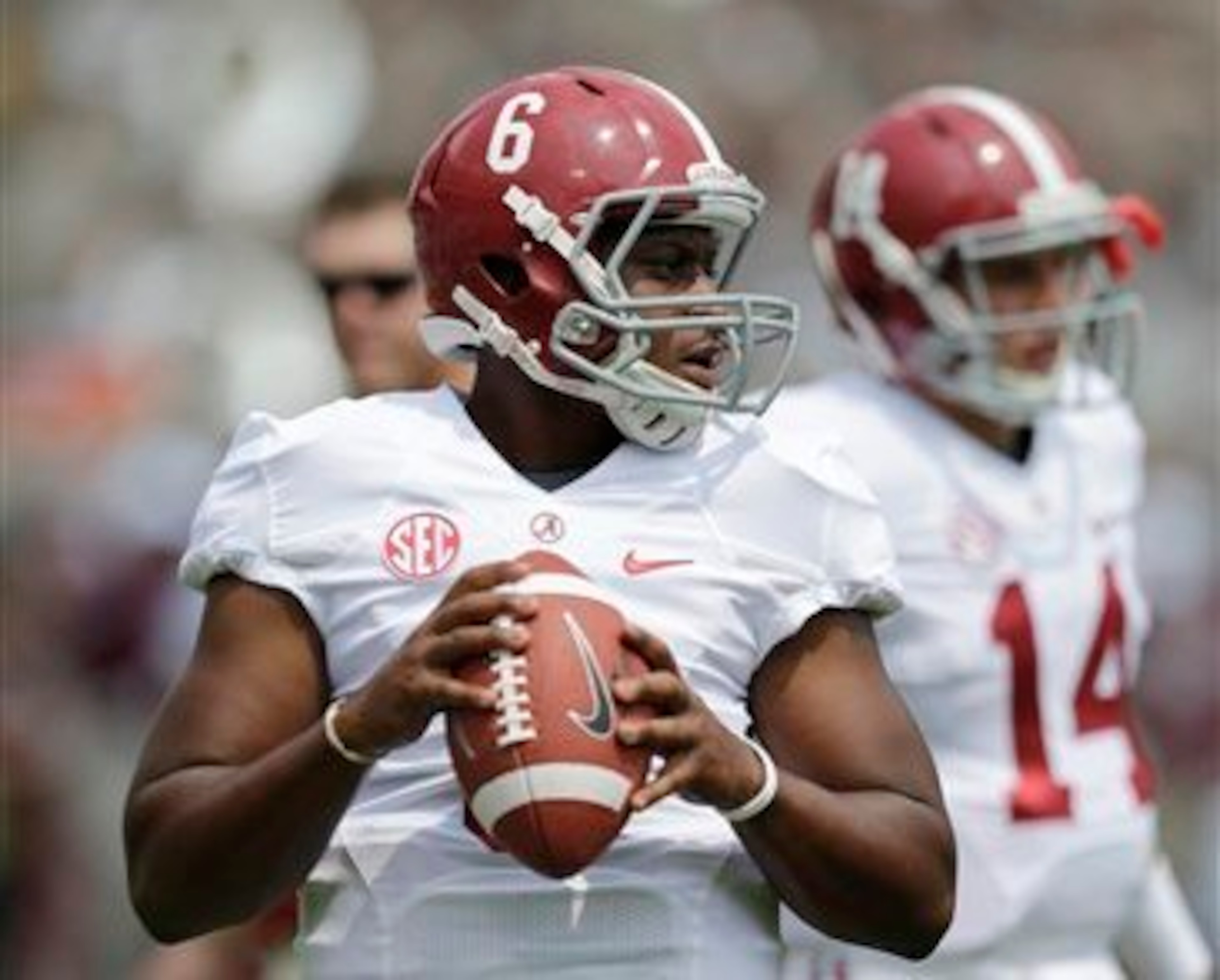 Blake Sims wants to show that he's ready to become the Crimson Tide's starting quarterback.