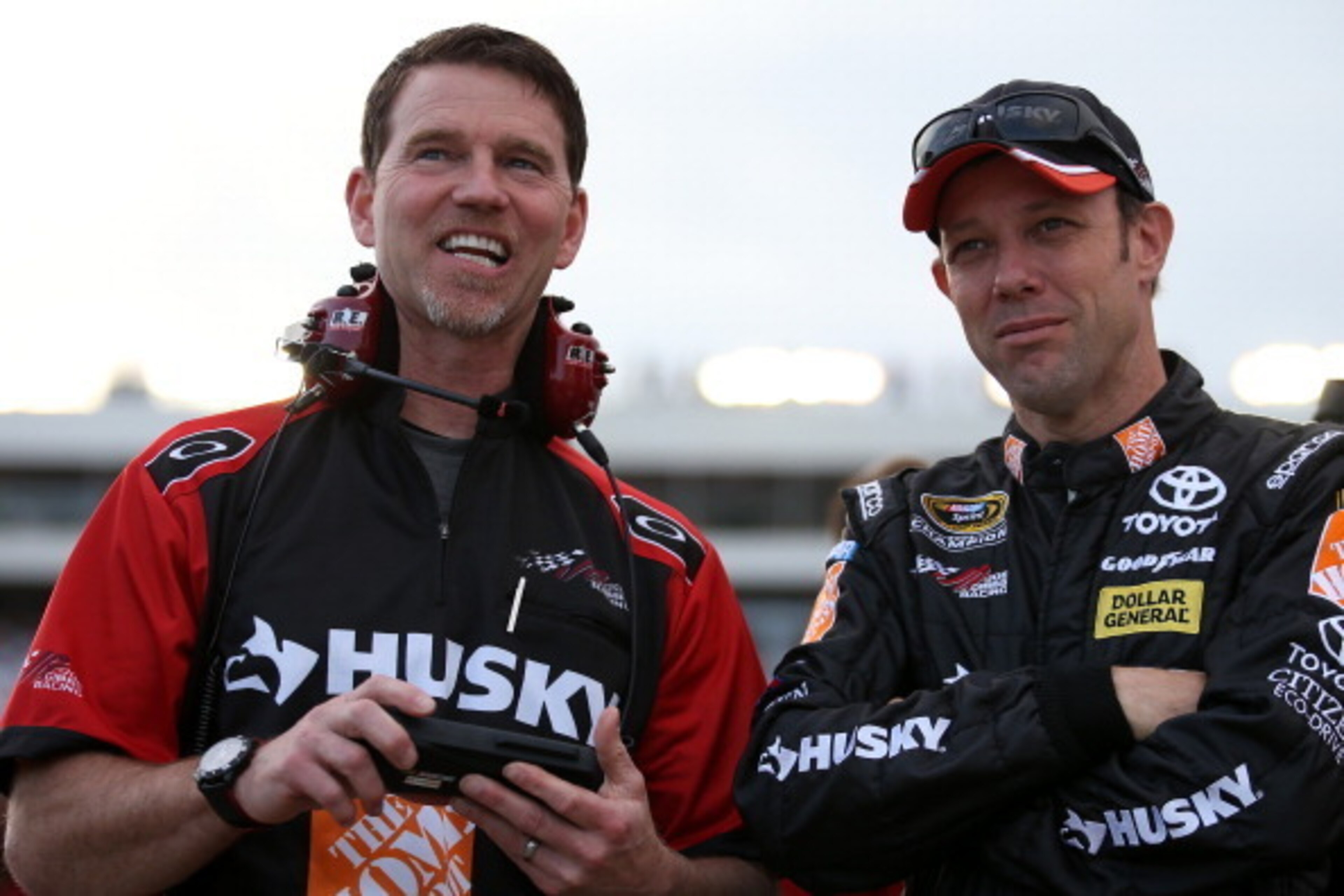 Jason Ratcliff (l) and Matt Kenseth