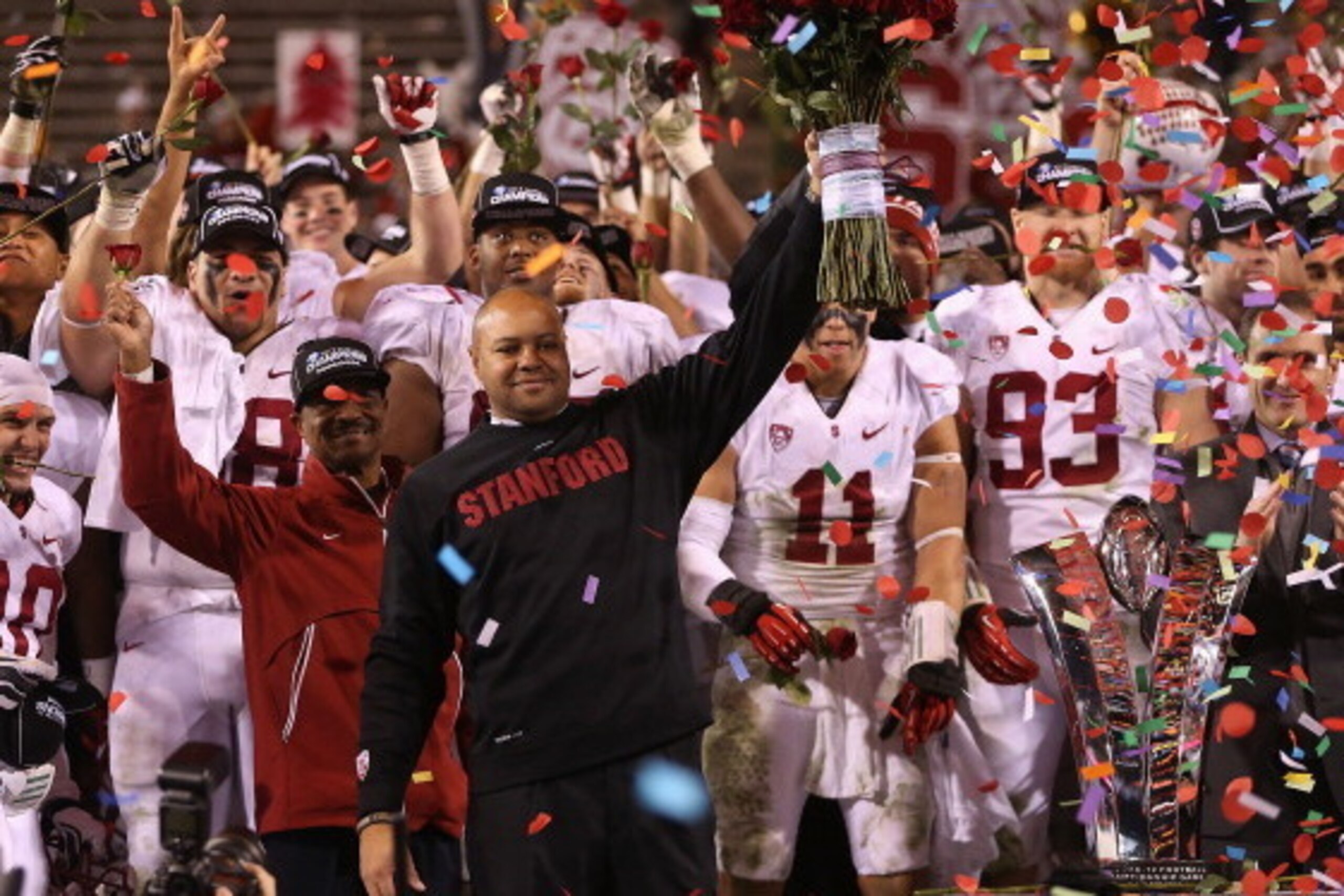 Stanford coach David Shaw Stanford coach David Shaw