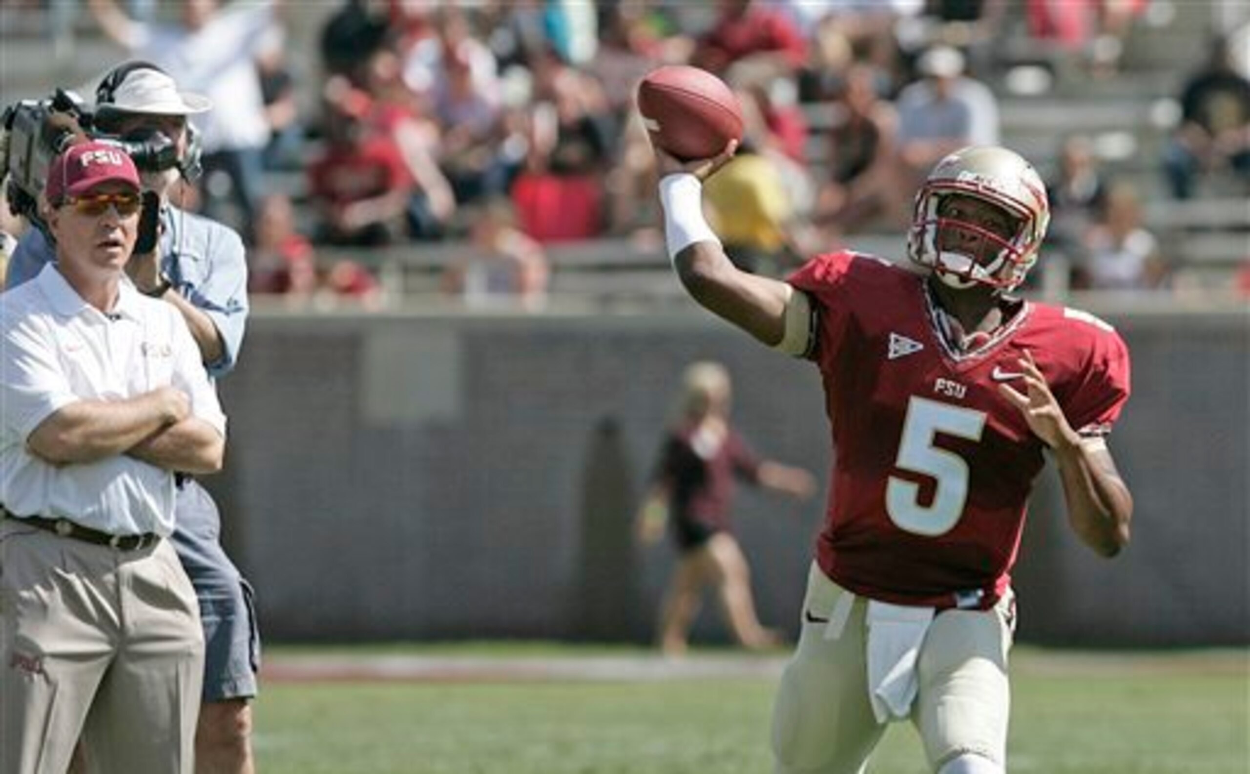 Jameis Winston will lead Florida State into the defense of its 2013 national title.