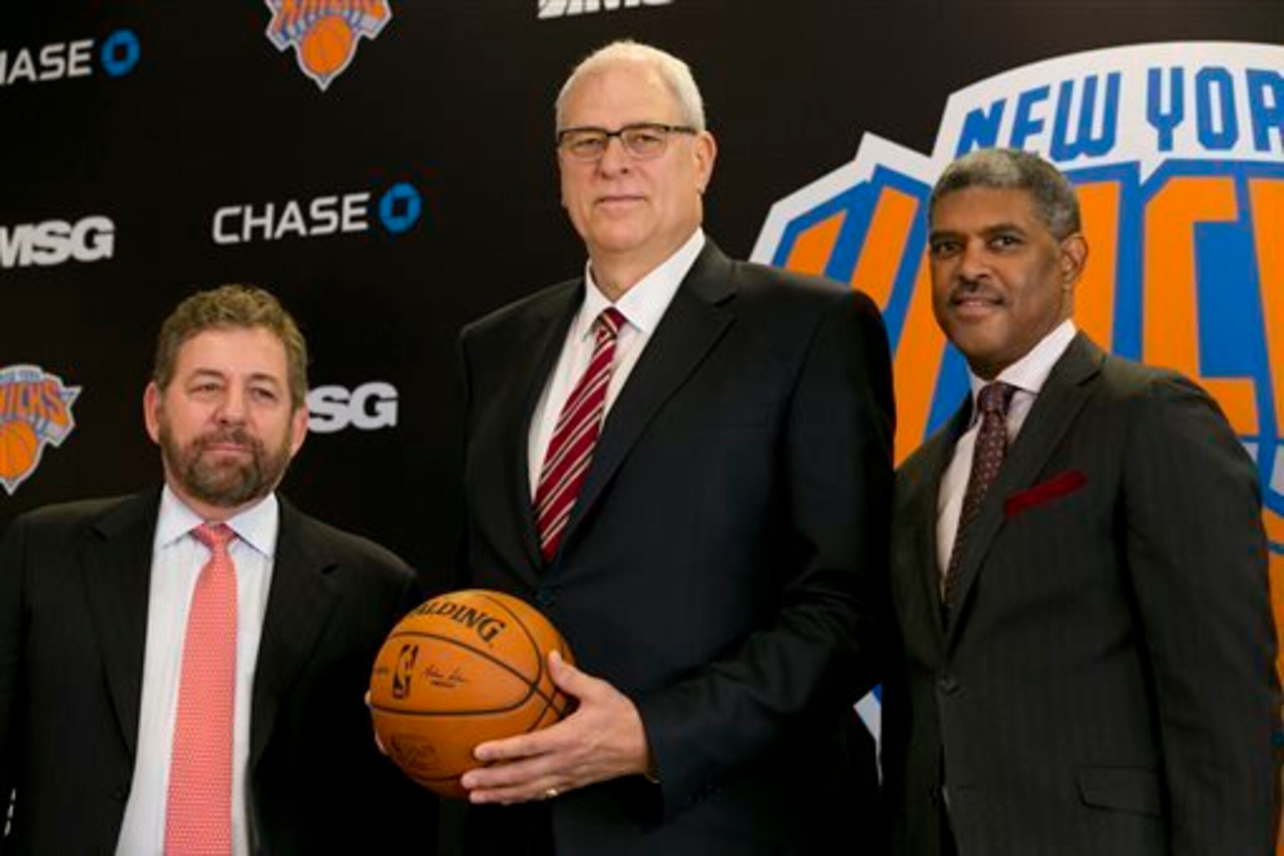 Phil Jackson's introductory news conference as team President