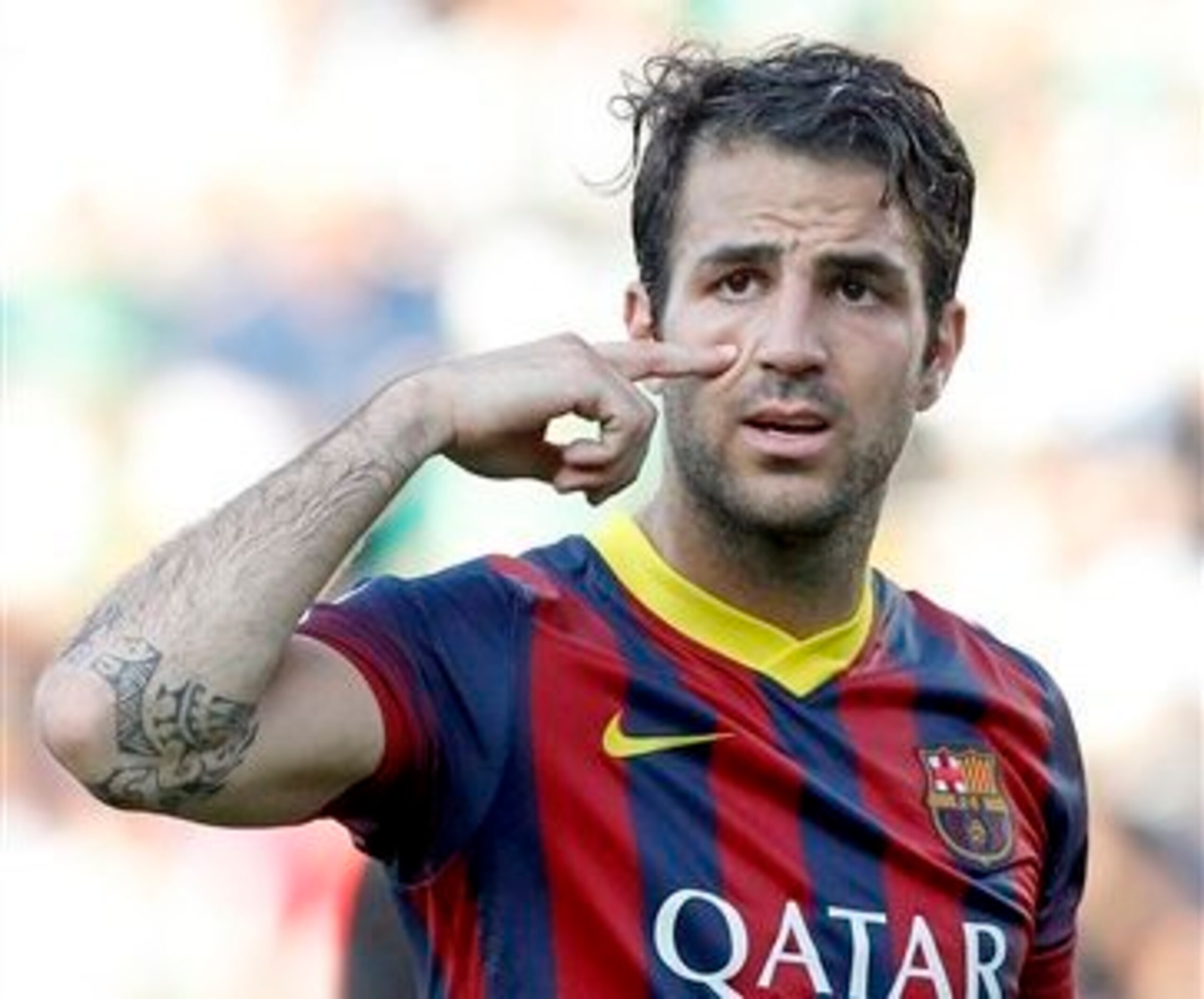 Luis Enrique would rather sell Cesc Fabregas to Manchester United.