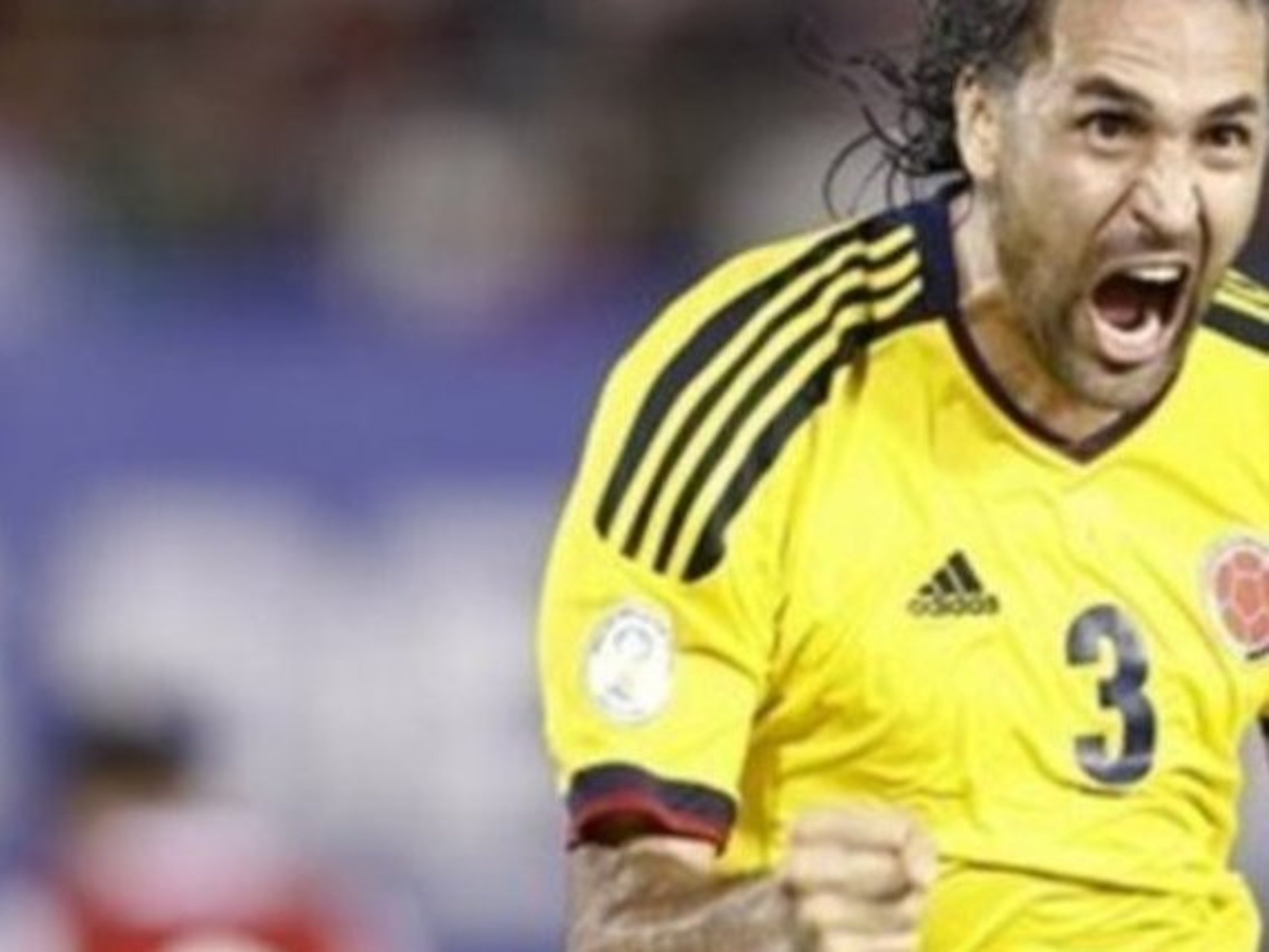 When not celebrating a goal, 38-year-old Mario Alberto Yepes is a cool head in an exciting team