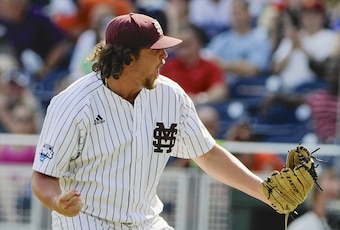 The Yankees selected a fifth-straight pitcher, RHP Jonathan Holder from Mississippi State, with their fifth pick of the 2014 MLB draft.