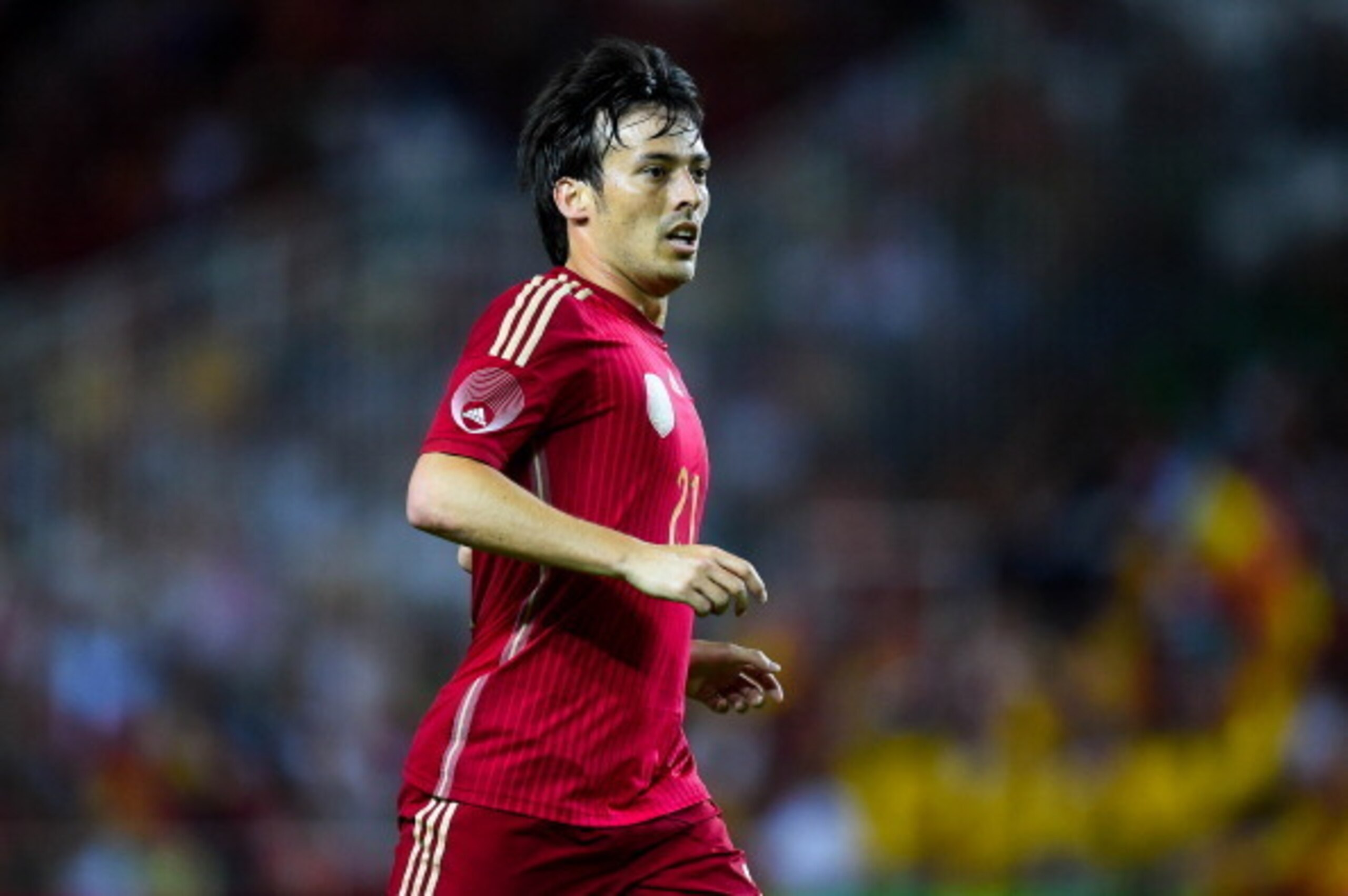 SEVILLE, SPAIN - MAY 30:  Gerard David Silva of Spain looks on during an international friendly match between Spain and Bolivia at Estadio Ramon Sanchez Pizjuan on May 30, 2014 in Seville, Spain.  (Photo by David Ramos/Getty Images)
