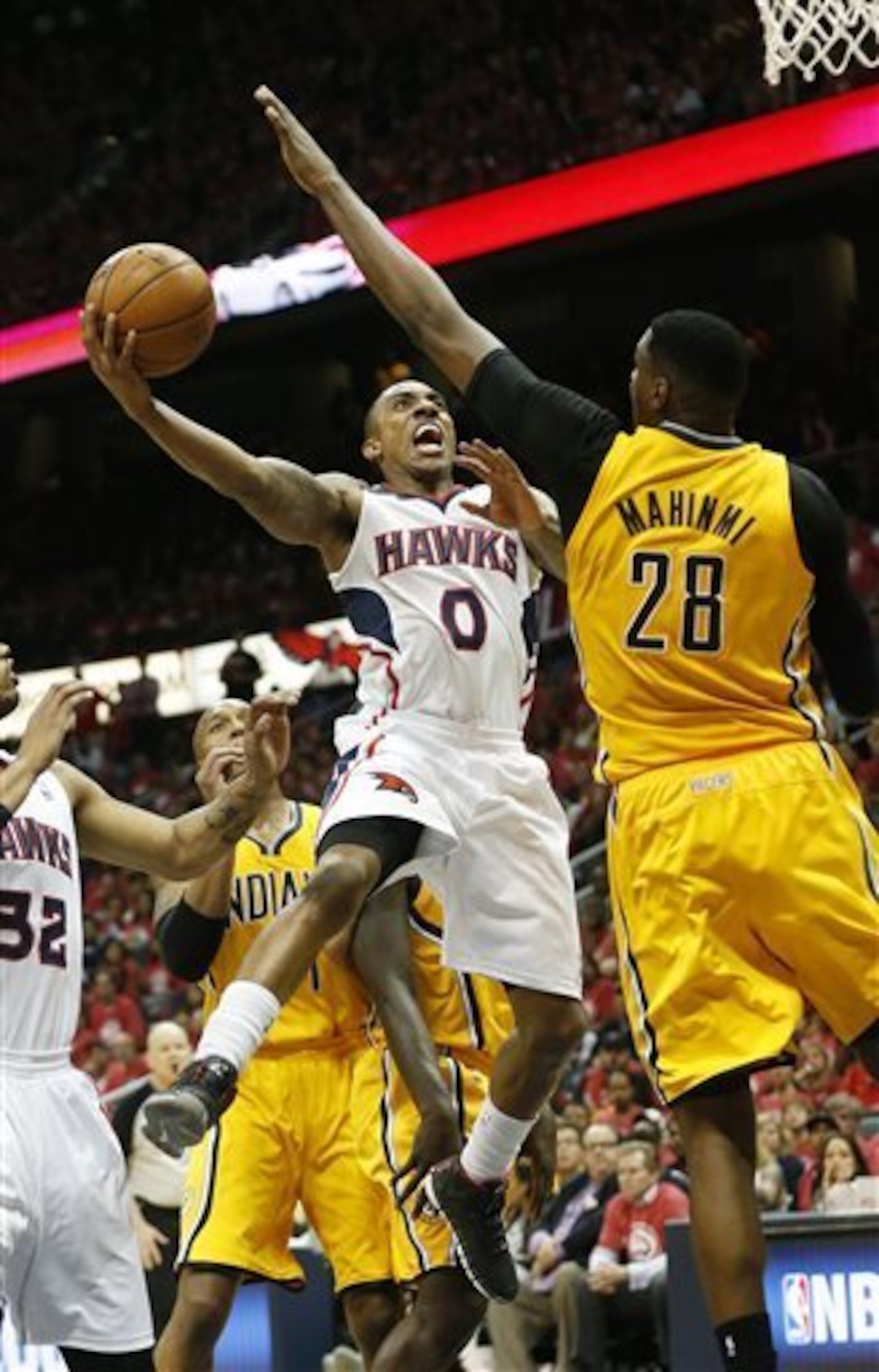 Jeff Teague in this year's NBA Playoffs. Jeff Teague in this year's NBA Playoffs.