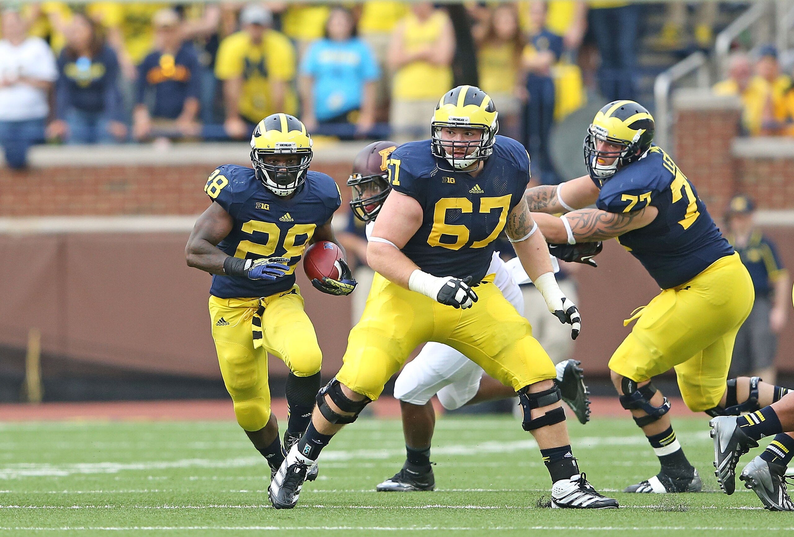 The Wolverines' O-line must rebound from a laughable 2013 season.