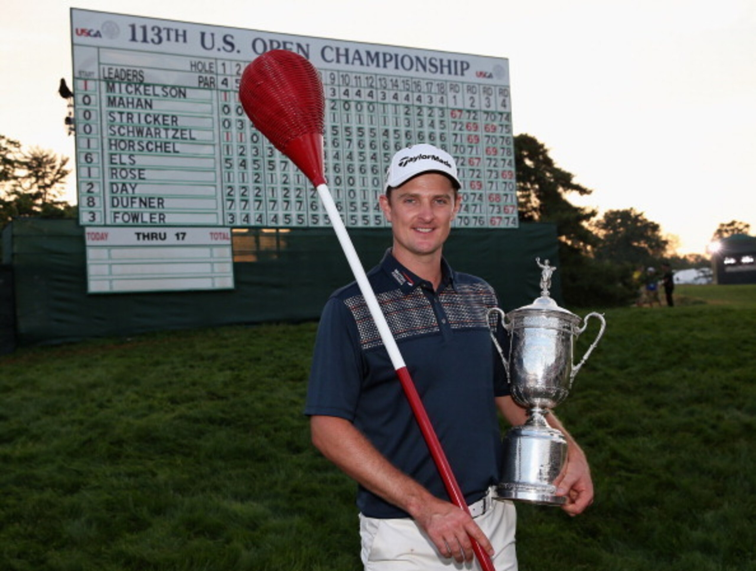 Justin Rose won the 2013 U.S. Open at Merion Country Club.