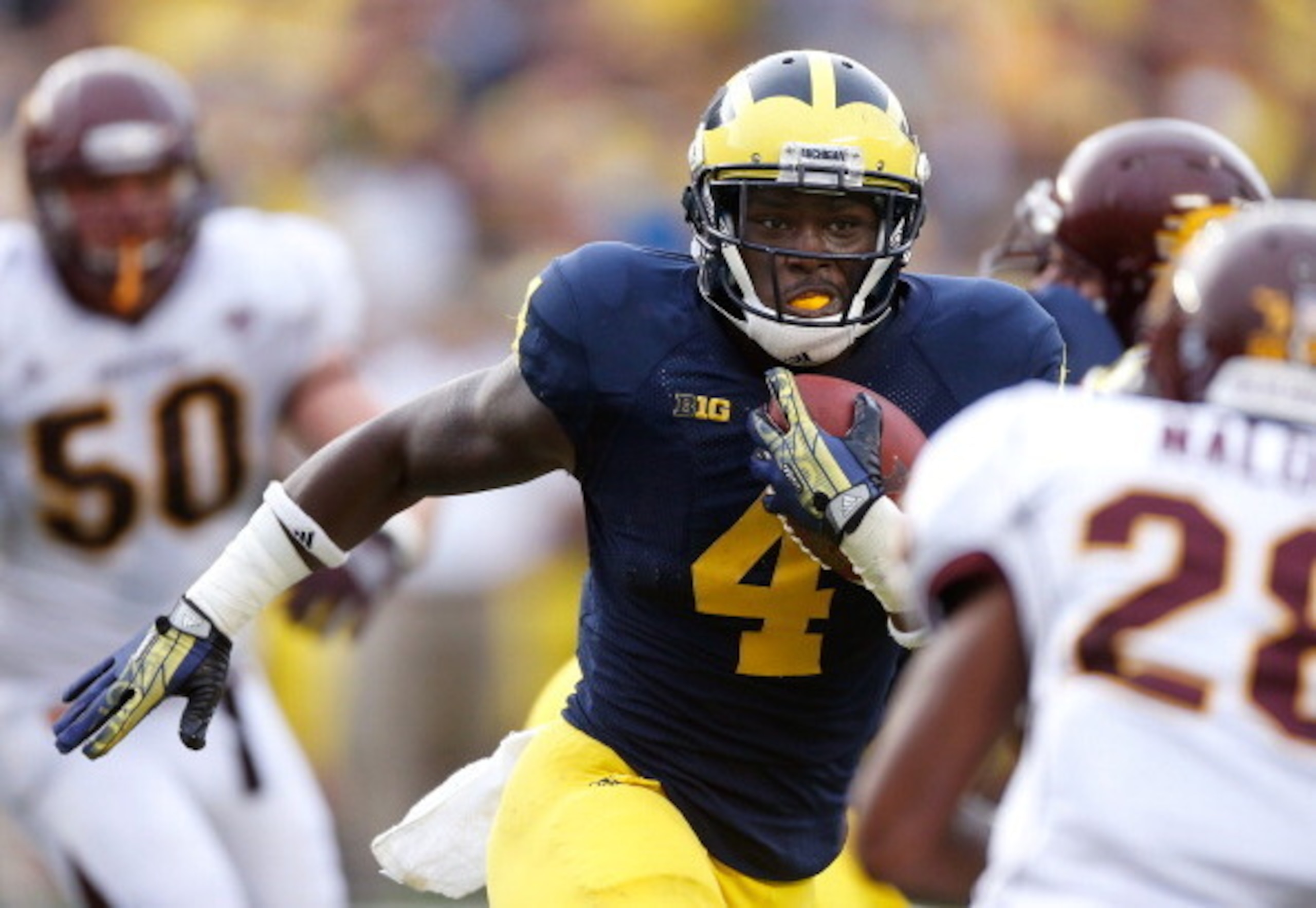 De'Veon Smith had seven carries for 57 yards (8.1 YPC) during Michigan's 42-41 loss to Ohio State in 2013. Sadly, that's actually a gold star on the backfield's resume as it enters 2014.