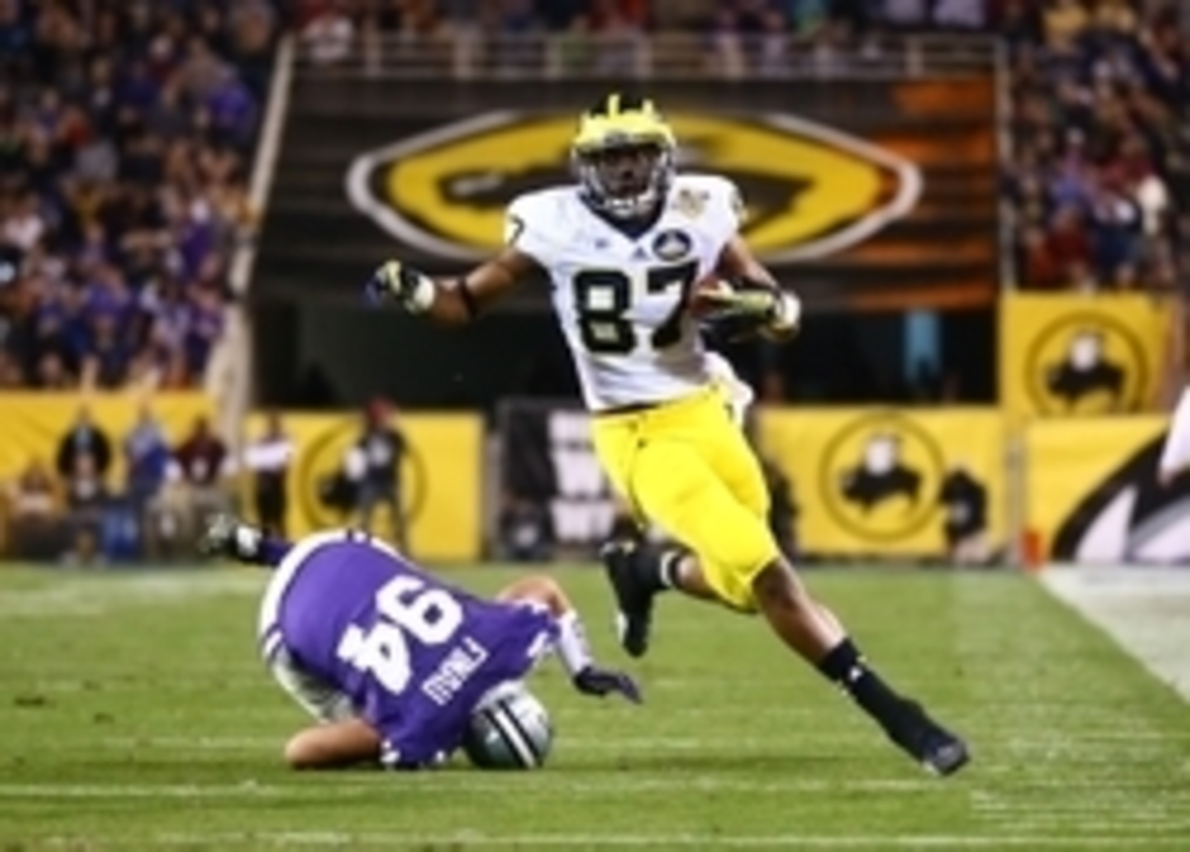 Devin Funchess is Michigan's do-all WR who can also play TE.