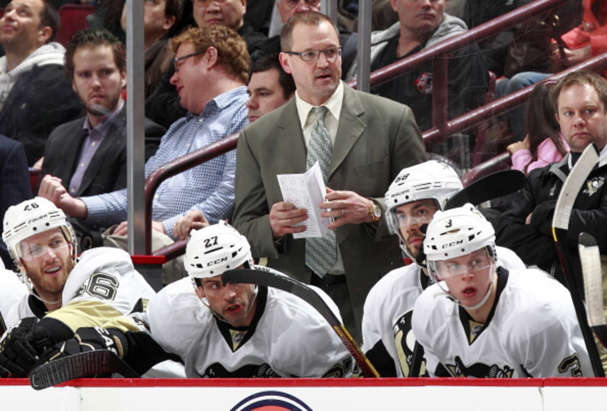 Bylsma coaching at Rogers Arena last season