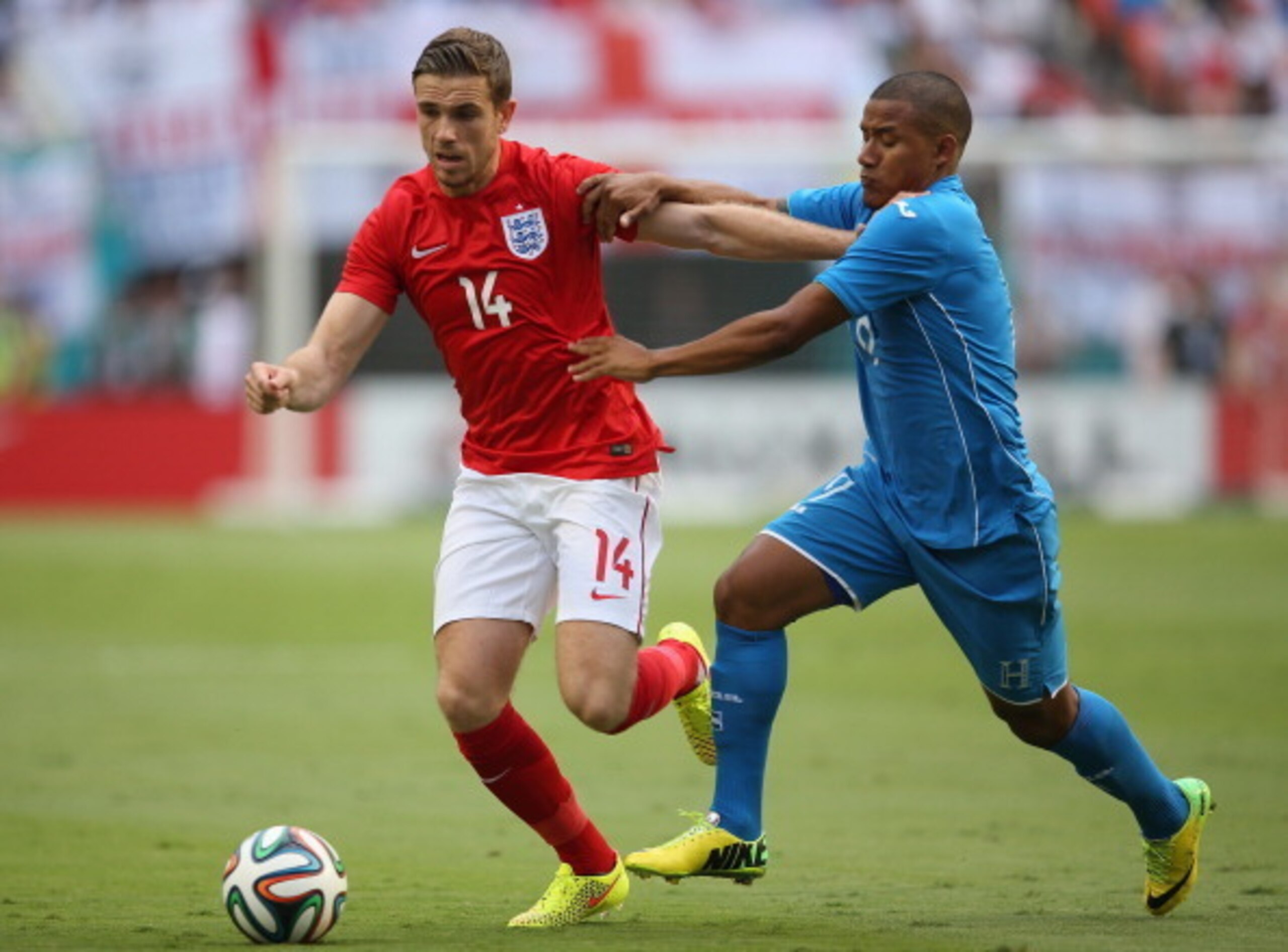 Jordan Henderson has continued his fine season's form by slotting comfortably into the England setup.
