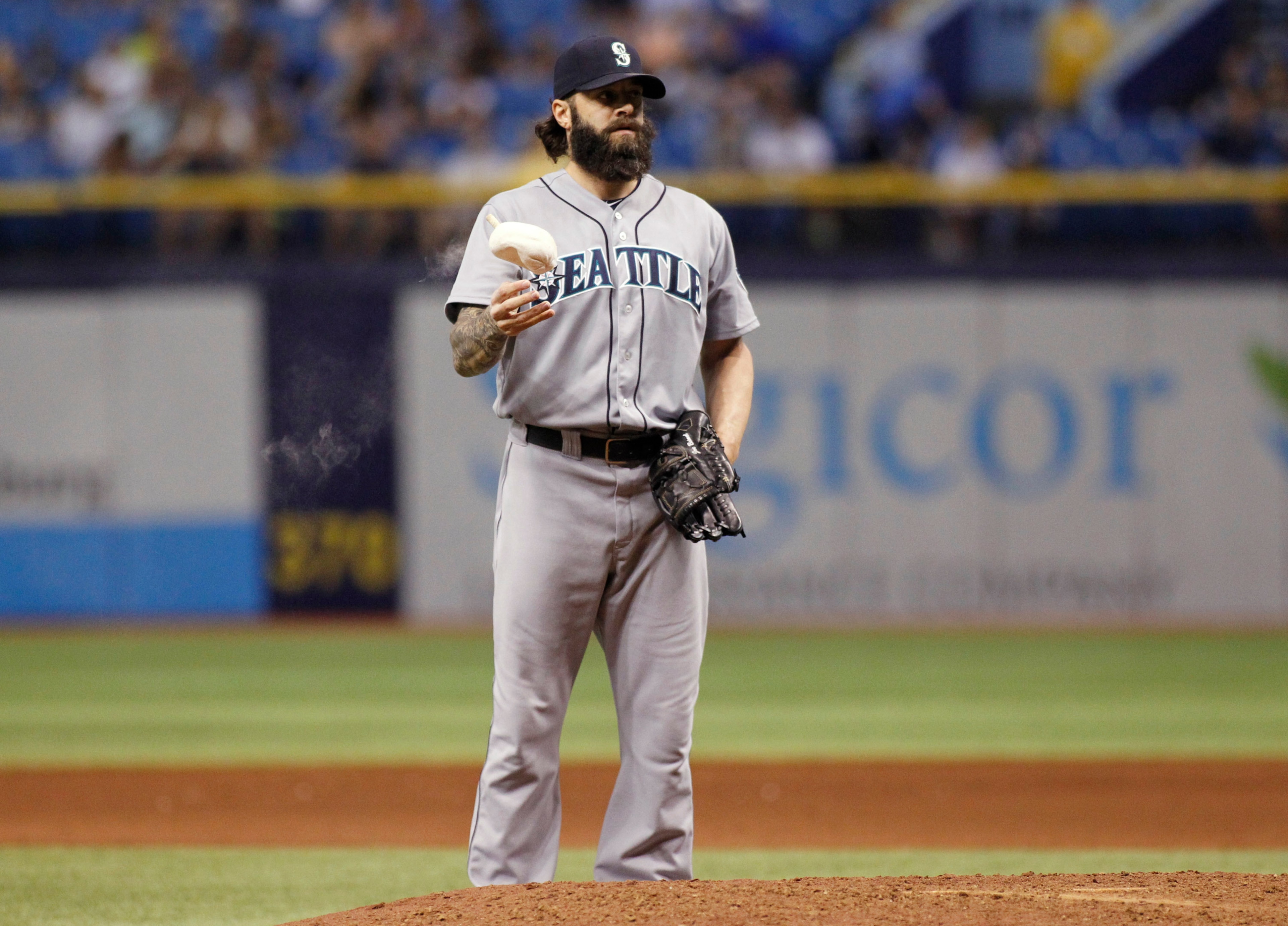 Beimel hasn't appeared much for the Mariners, but has been relatively effective when given the opportunity.