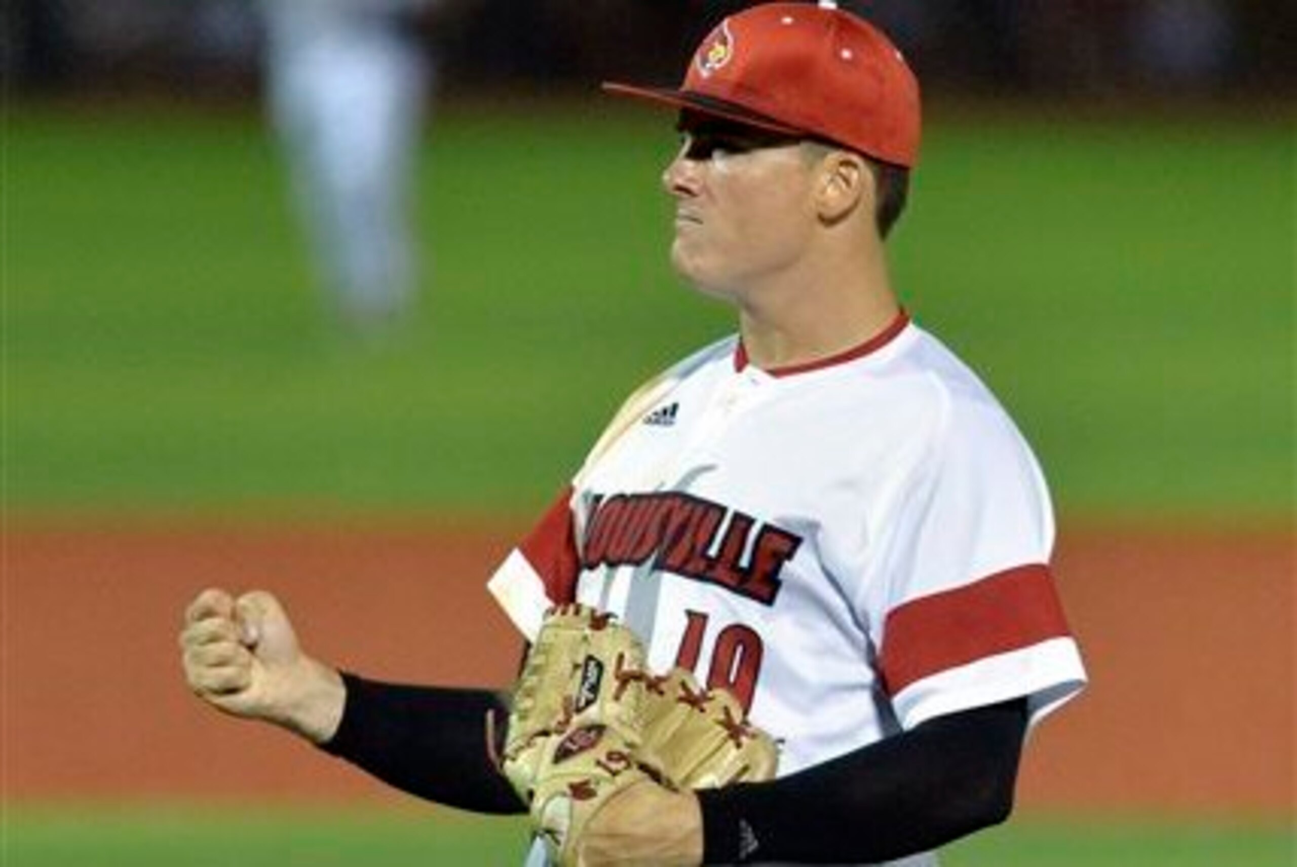 Closer Nick Burdi and the Louisville Cardinals are headed to Omaha.