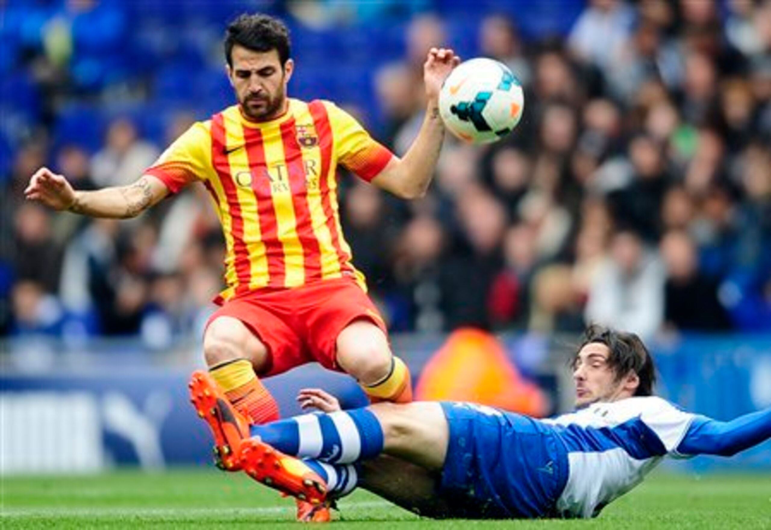 Cesc Fabregas has played his last game in a Barca shirt.