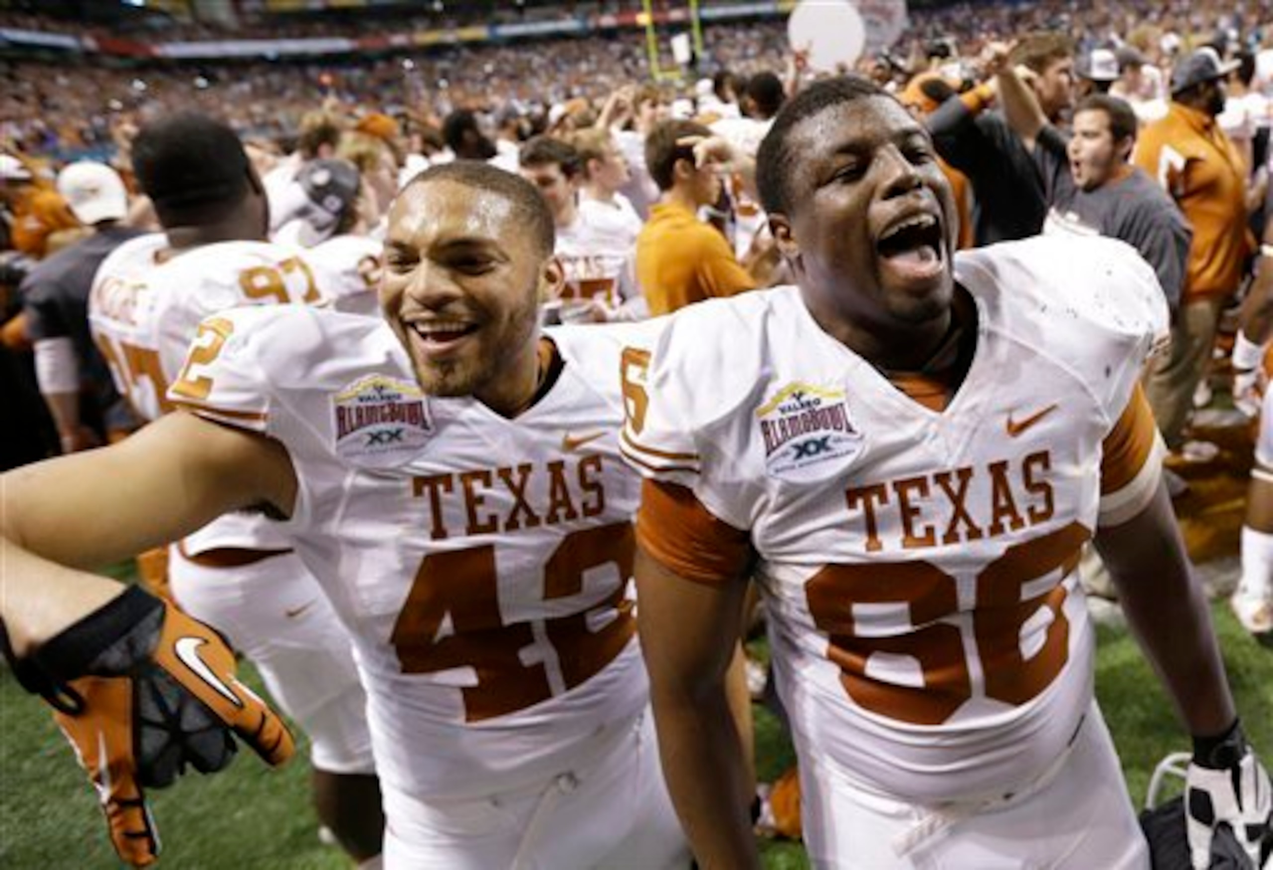 Don't be surprised to see Caleb Bluiett as one of Texas' starting defensive ends.