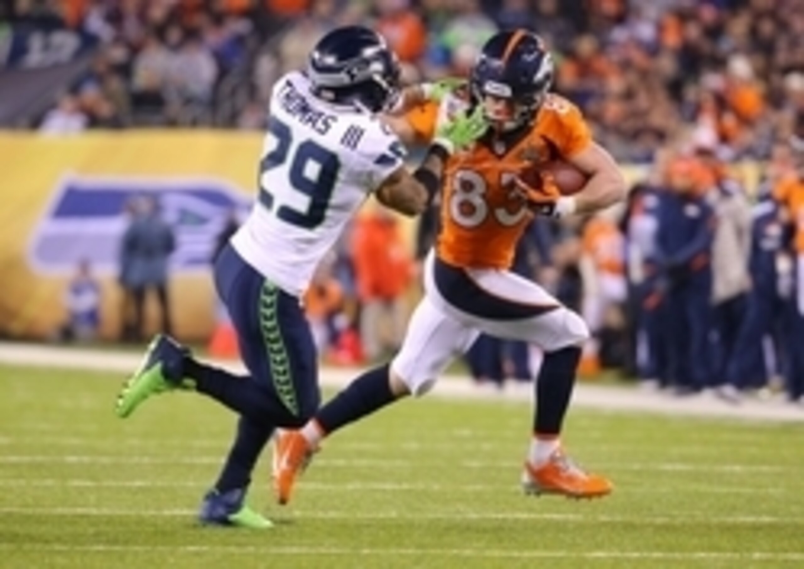 Broncos WR Wes Welker (right) has a lot of competition in Denver at wide receiver. Broncos WR Wes Welker (right) has a lot of competition in Denver at wide receiver.