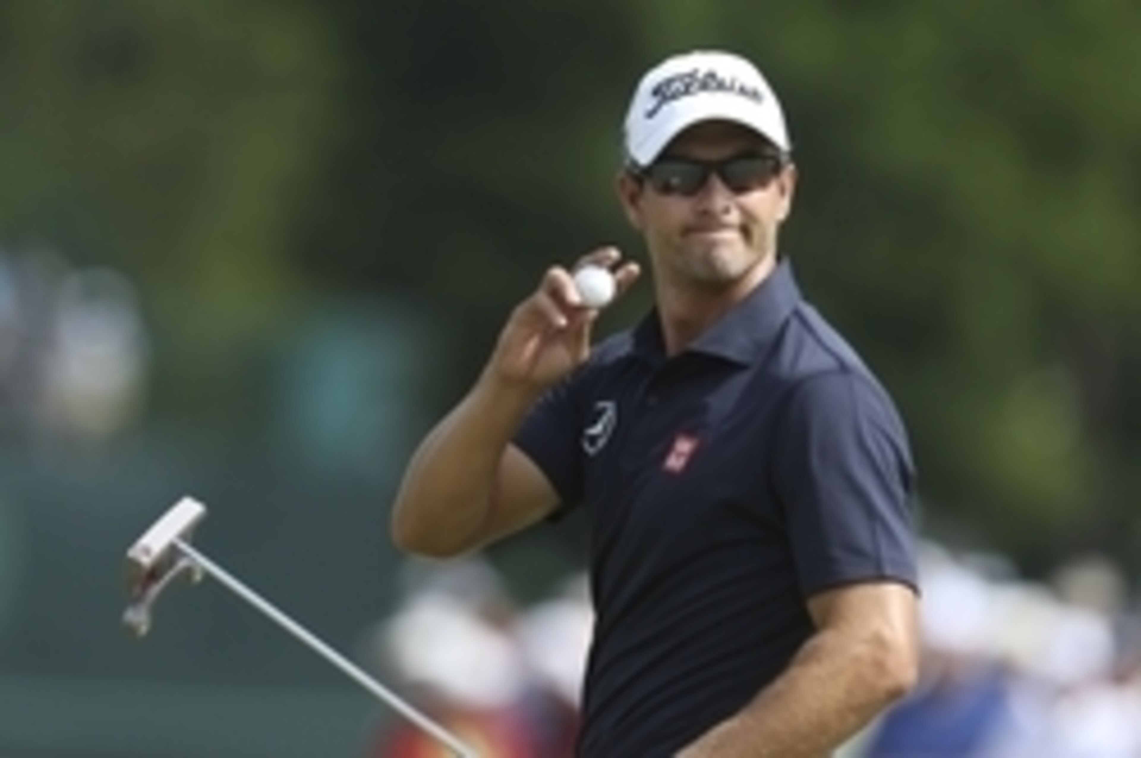 Adam Scott played well in shooting 67 on Friday. Adam Scott played well in shooting 67 on Friday.