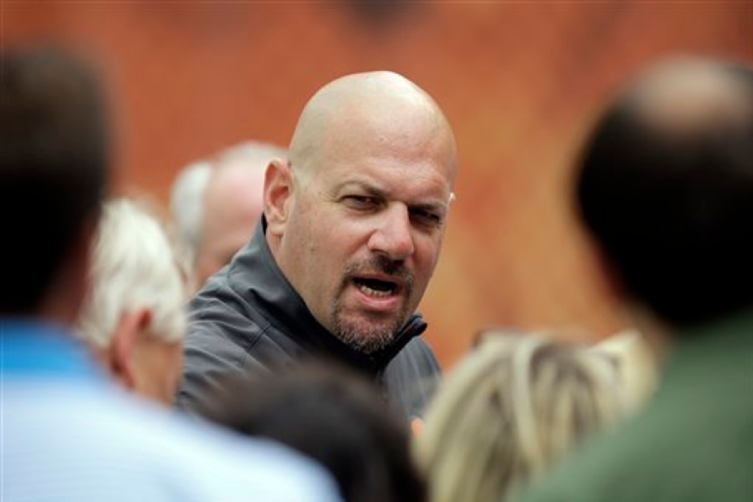 Gee, what question could Cleveland Browns head coach Mike Pettine possibly be answering at the moment?
