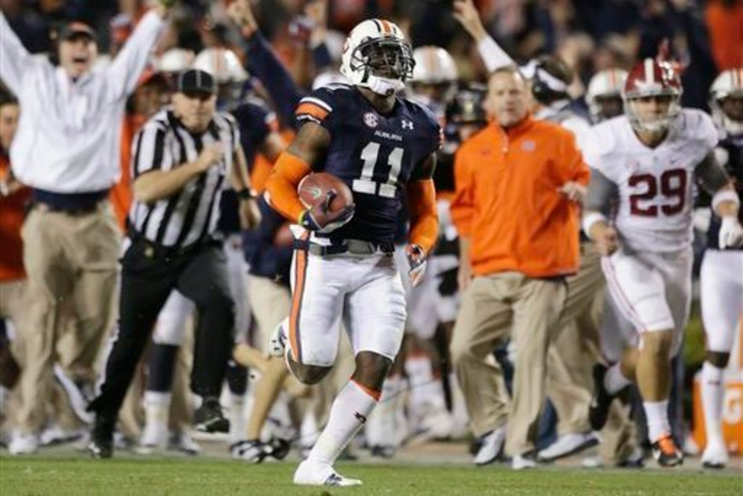The rematch of last year's thrilling Iron Bowl between Alabama and Auburn is among the many must-see college football games in 2014.