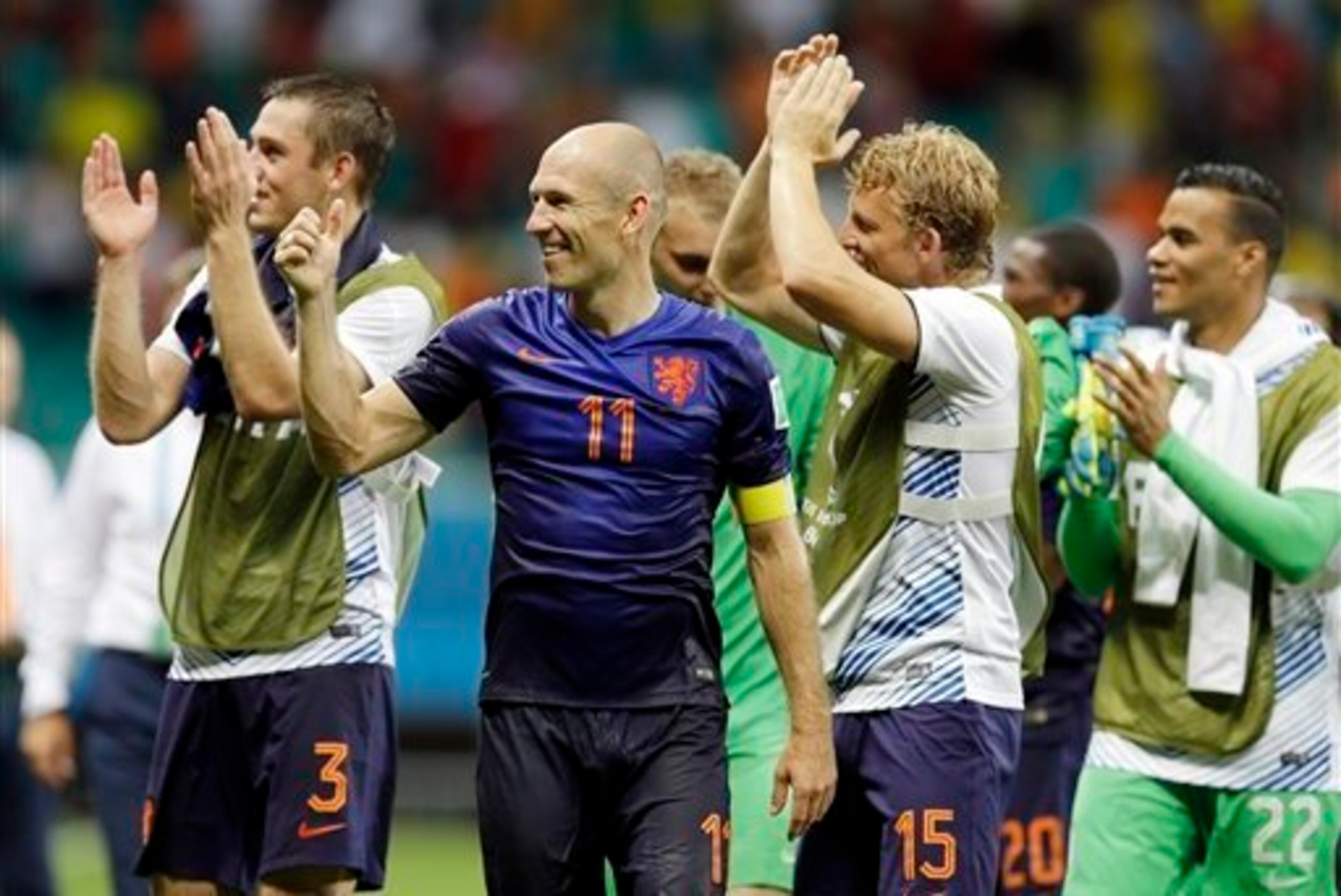 The Netherlands were rampant.