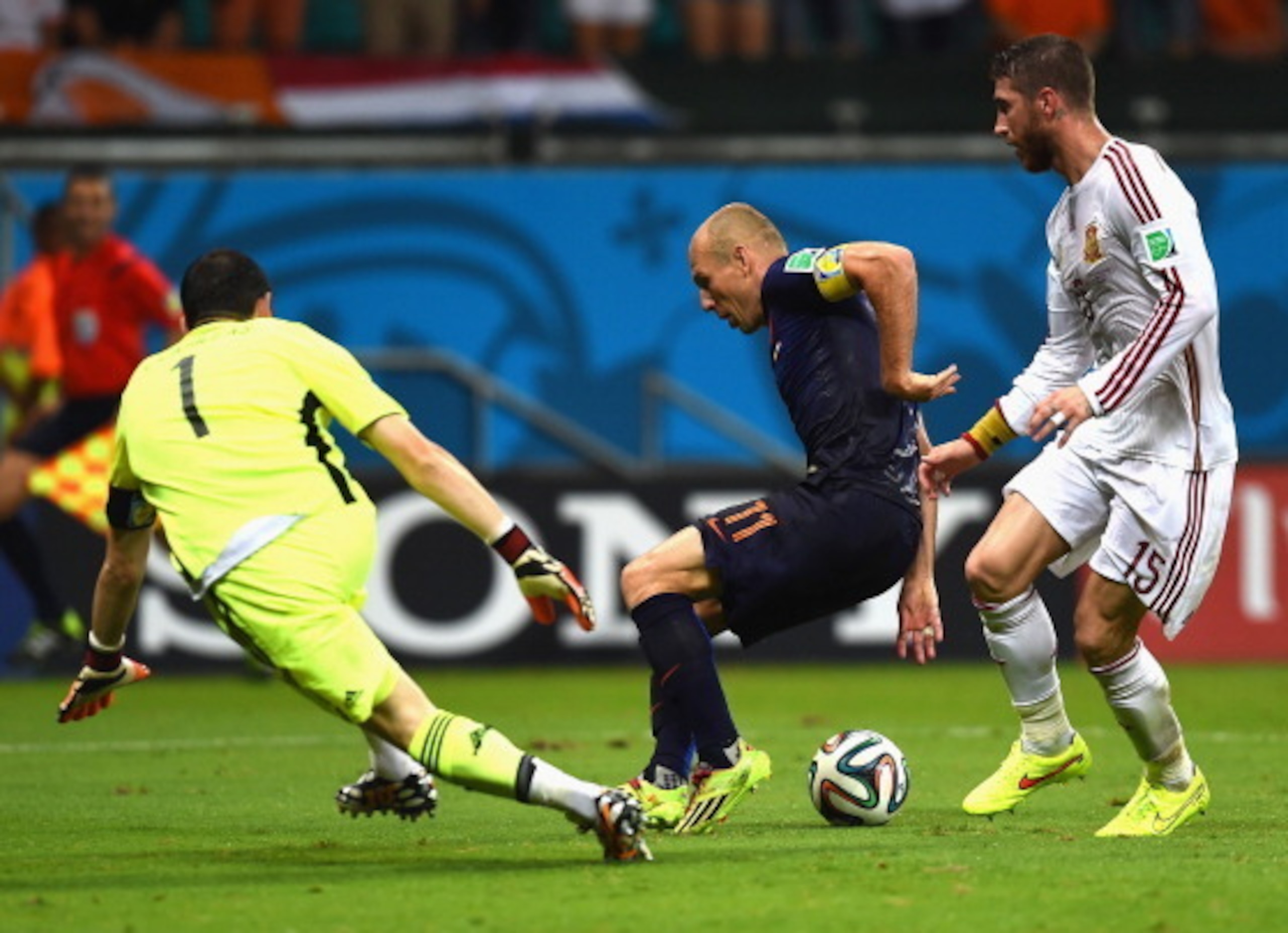 Casillas was made a fool of. Casillas was made a fool of.