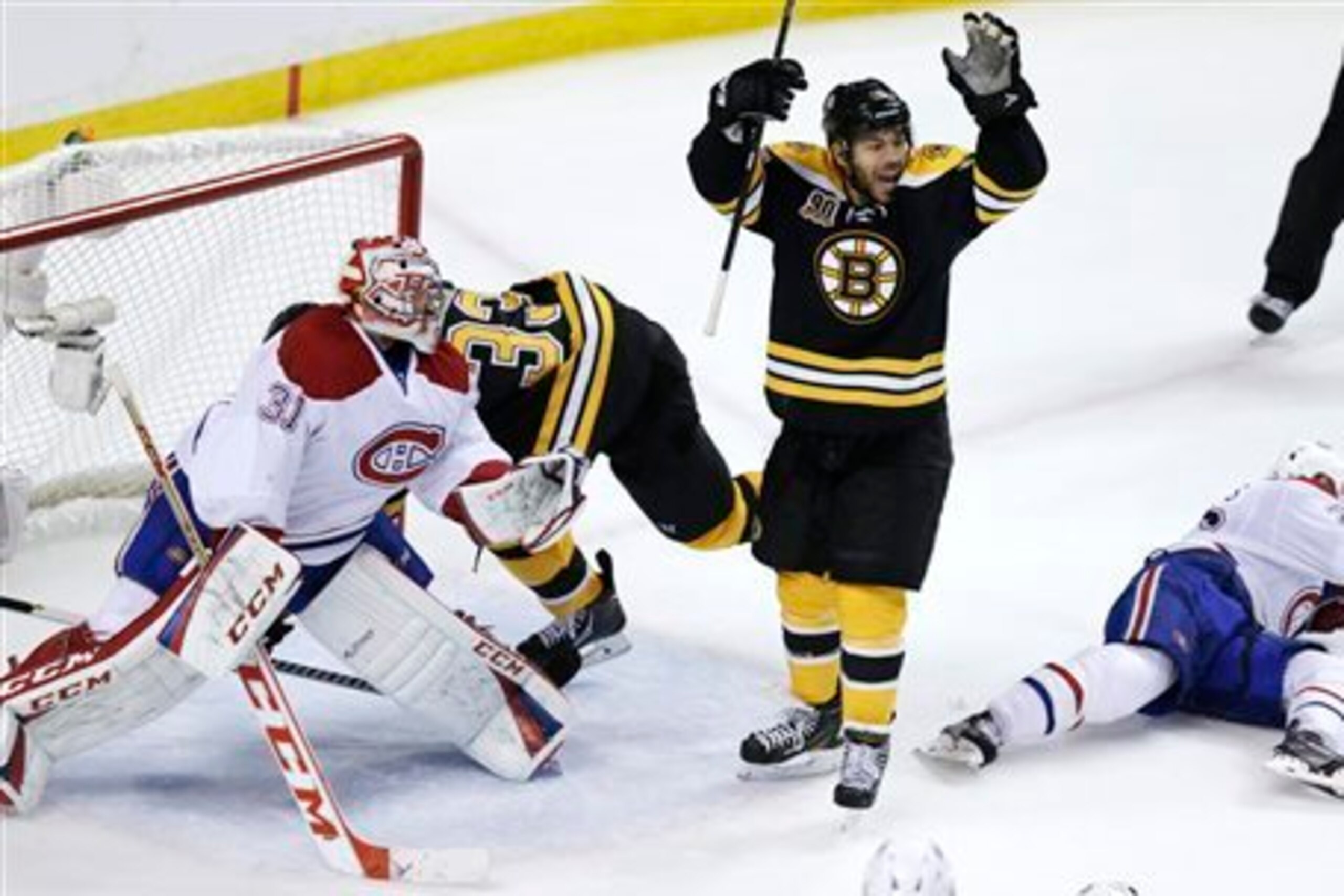 Boston Bruins forward Jarome Iginla.