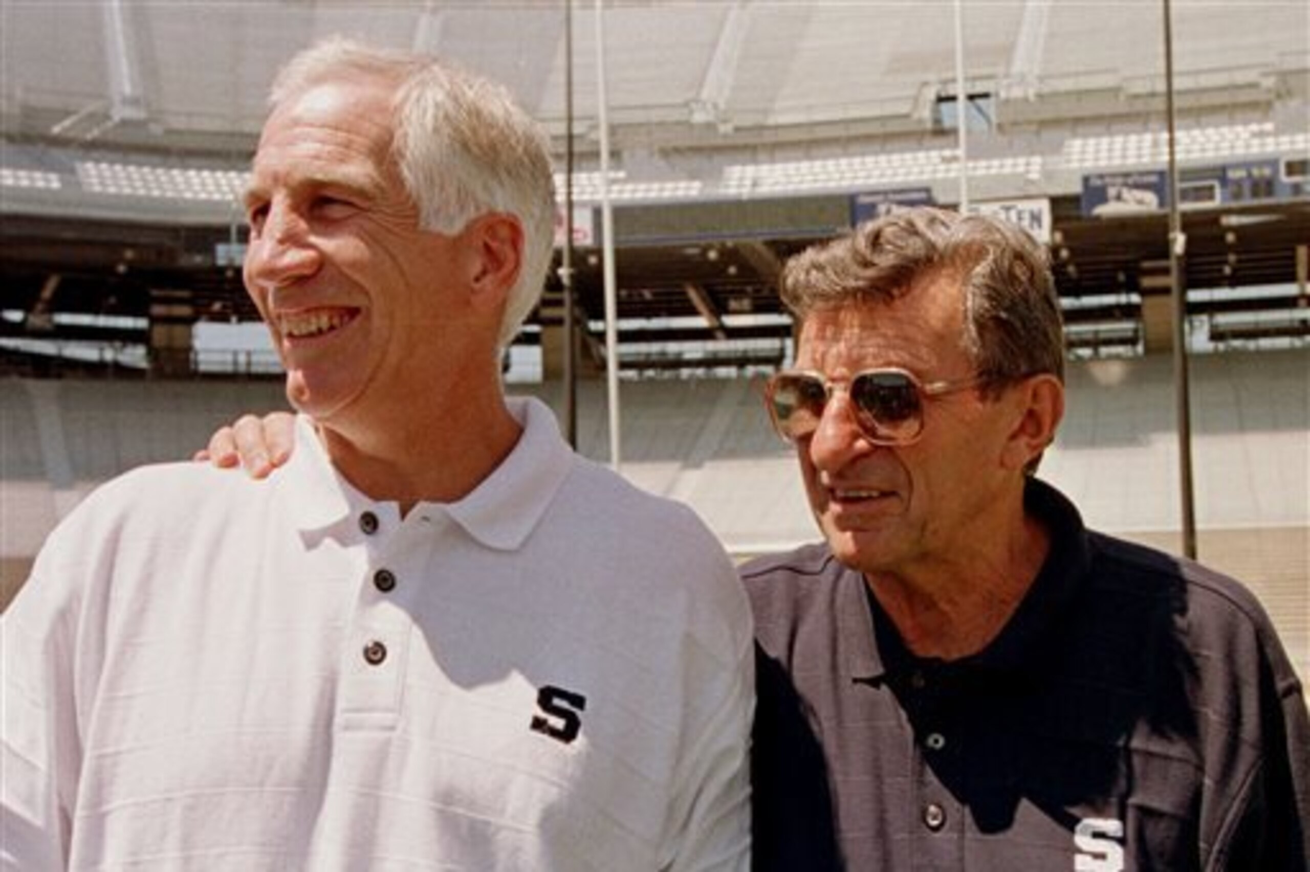Joe Paterno and Jerry Sandusky were part of one of college football's biggest scandals ever. Joe Paterno and Jerry Sandusky were part of one of college football's biggest scandals ever.