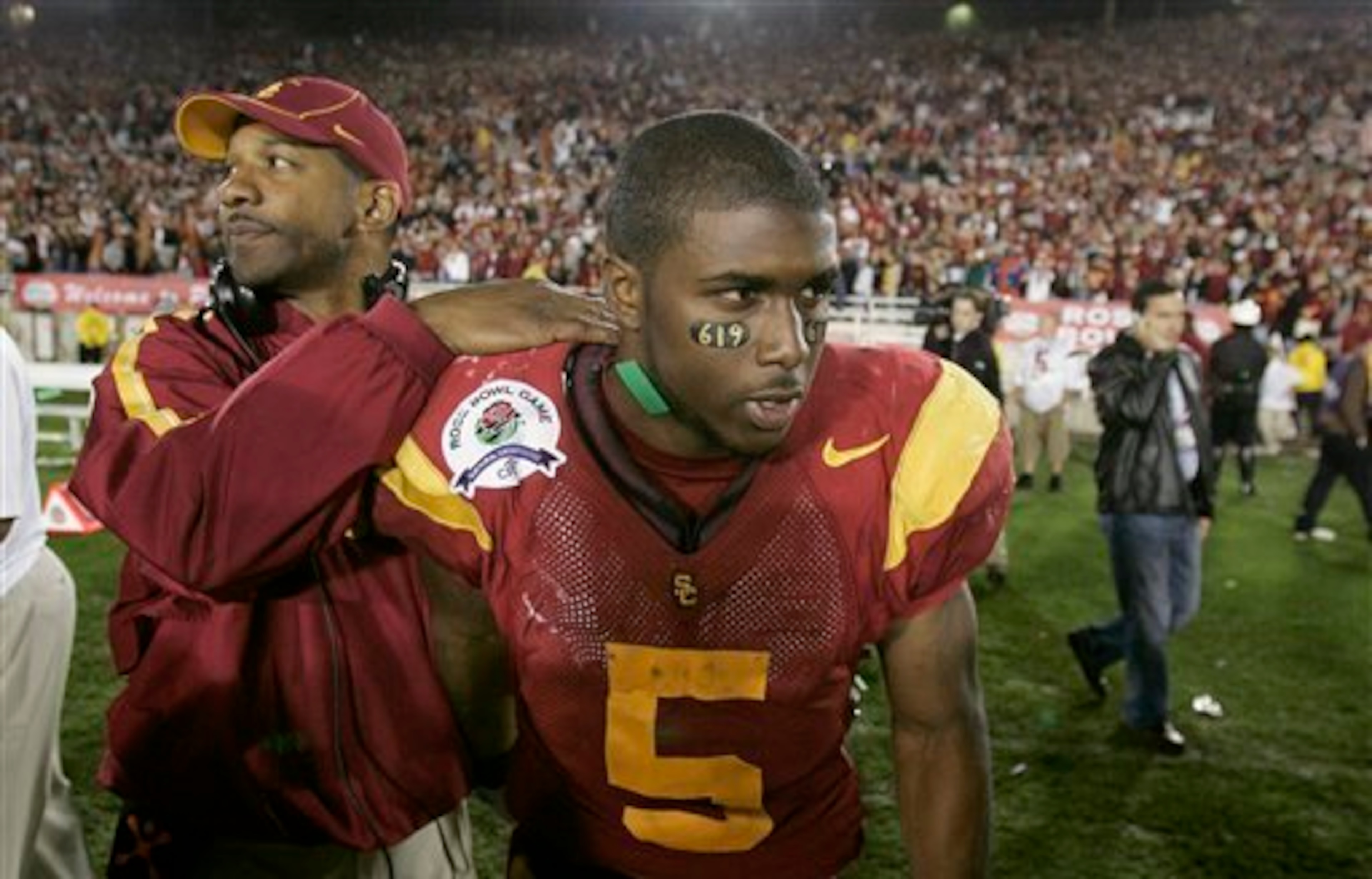 Reggie Bush was forced to give back his 2005 Heisman Trophy following USC's NCAA sanctions.
