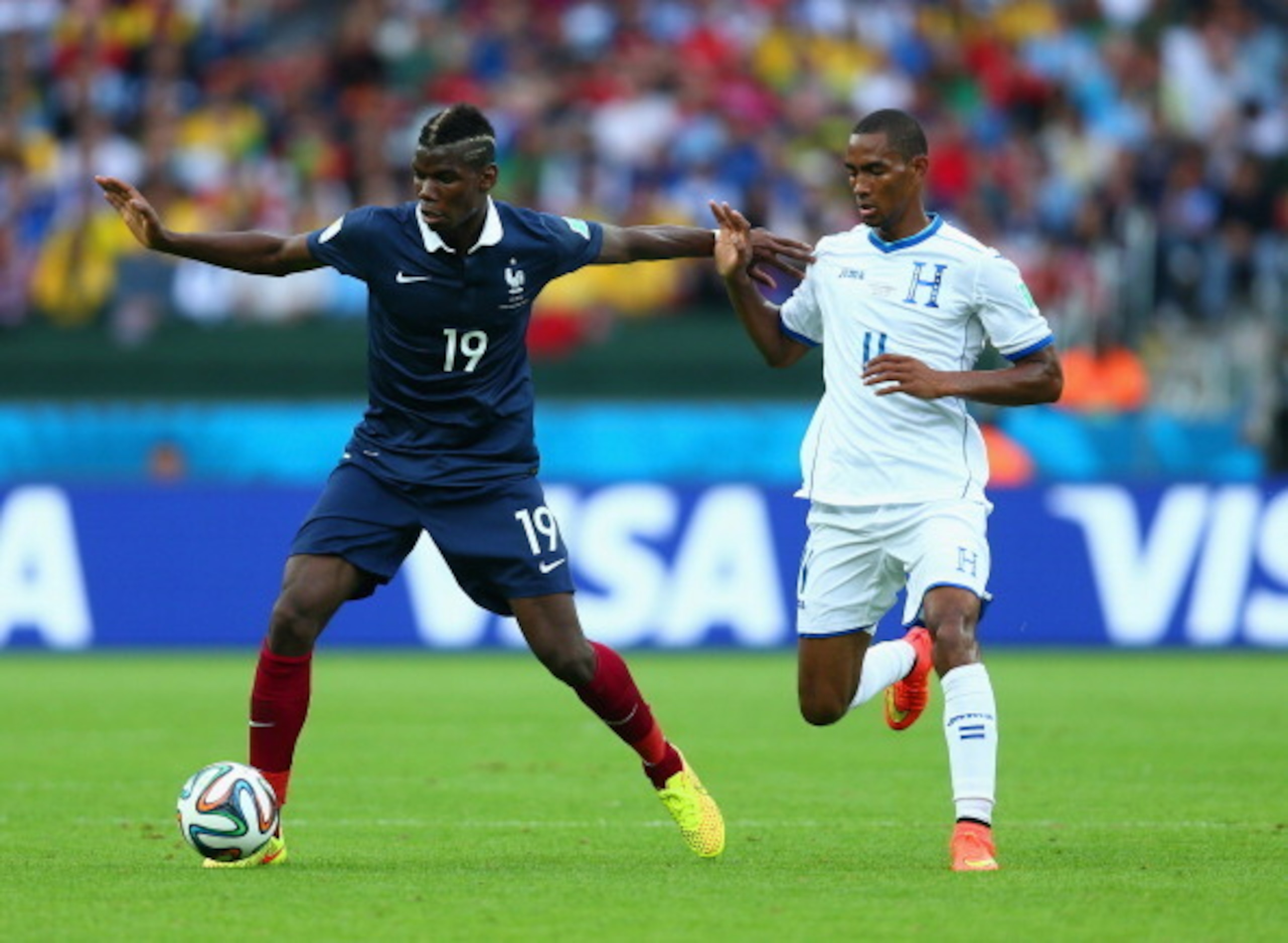 Paul Pogba had a great game in the middle of the park for France against Honduras Paul Pogba had a great game in the middle of the park for France against Honduras