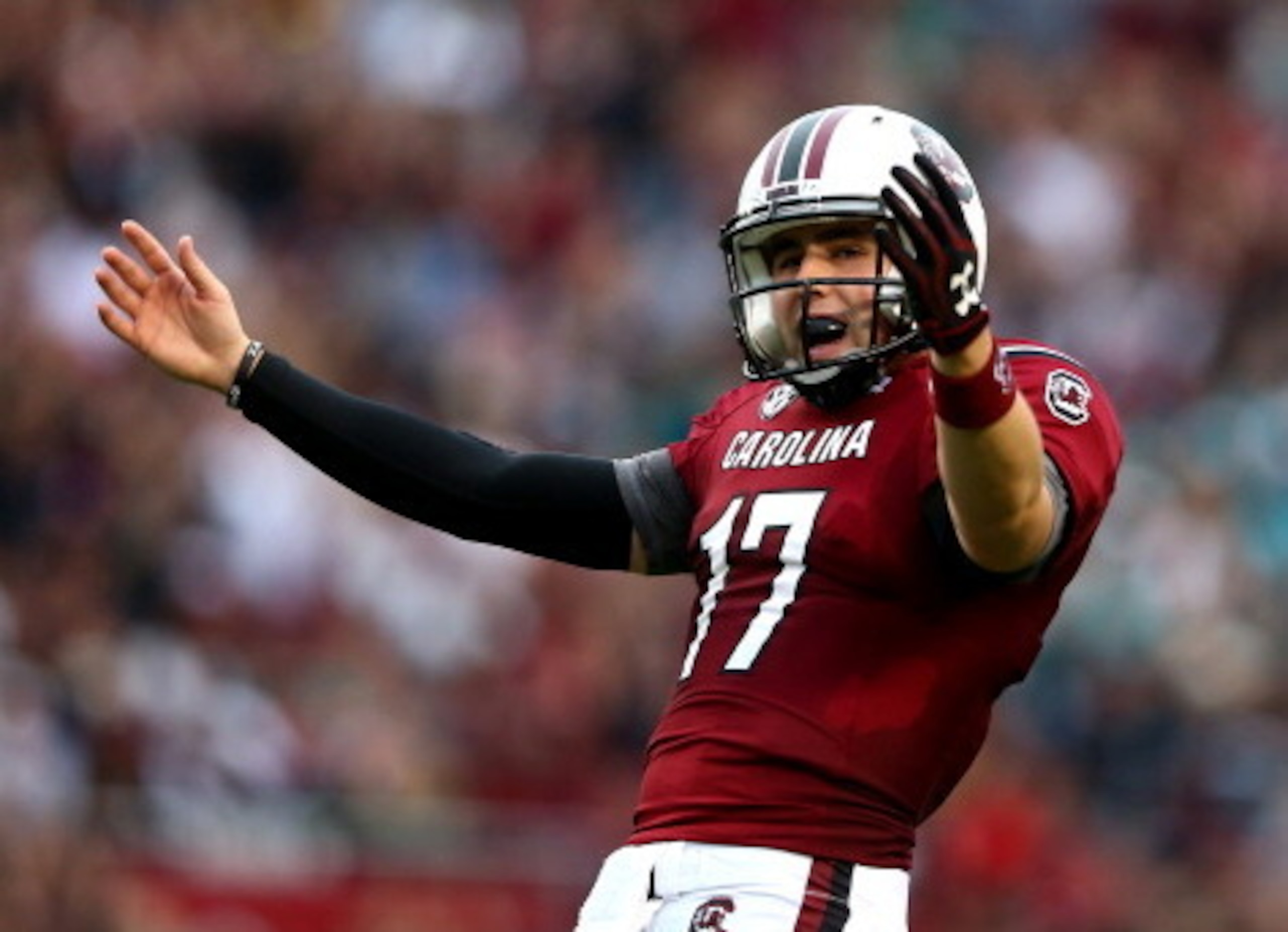 With Connor Shaw gone, Dylan Thompson is the leader in Steve Spurrier's offense now.