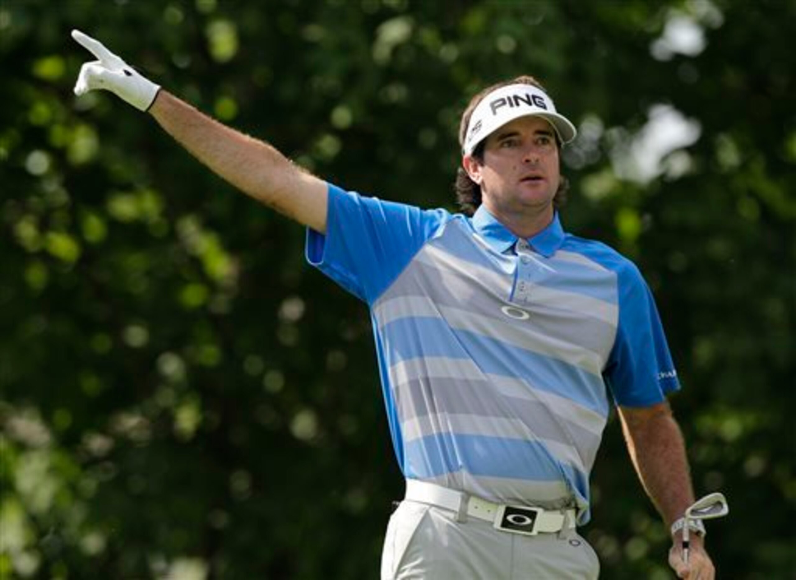 Bubba Watson has been a bit wayward lately. Bubba Watson has been a bit wayward lately.
