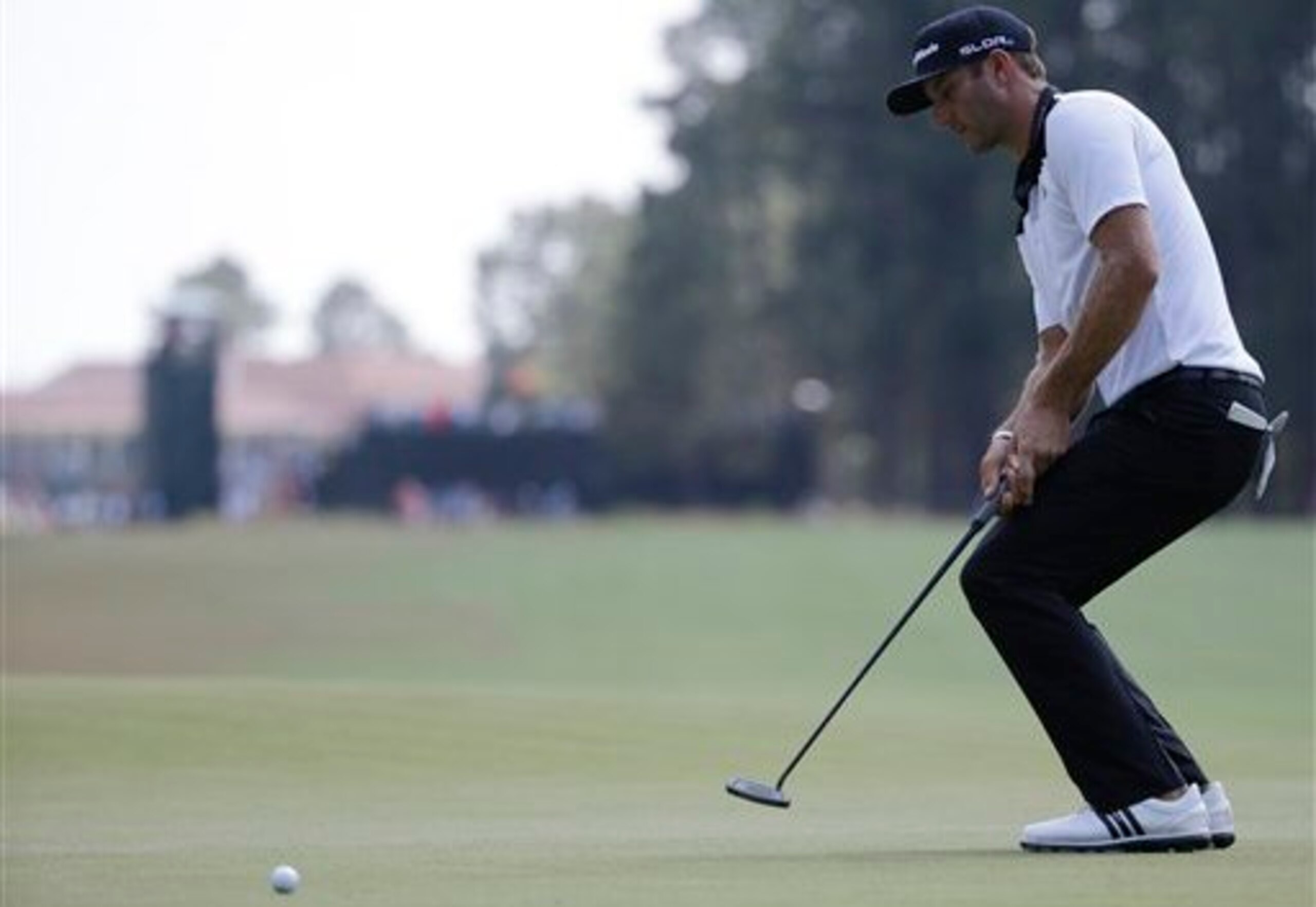 Dustin Johnson didn't make enough putts to contend at the U.S. Open. Dustin Johnson didn't make enough putts to contend at the U.S. Open.