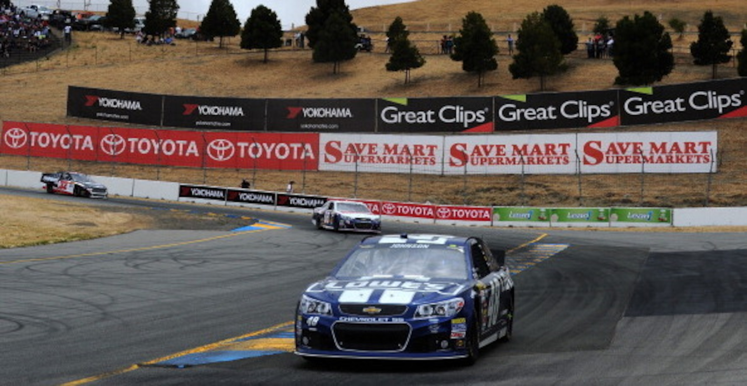 Jimmie Johnson is a great example of how with hard work NASCAR drivers can improve at road-course racing.