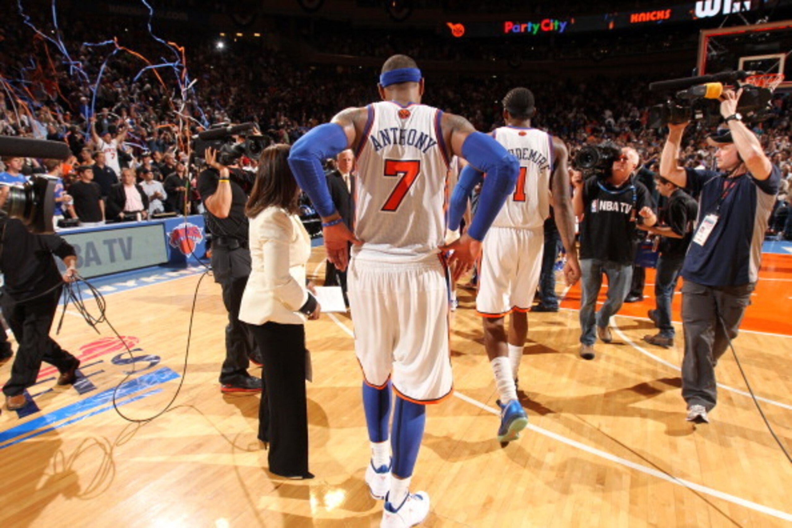 Carmelo Anthony may have played his last game as Knick. Carmelo Anthony may have played his last game as Knick.