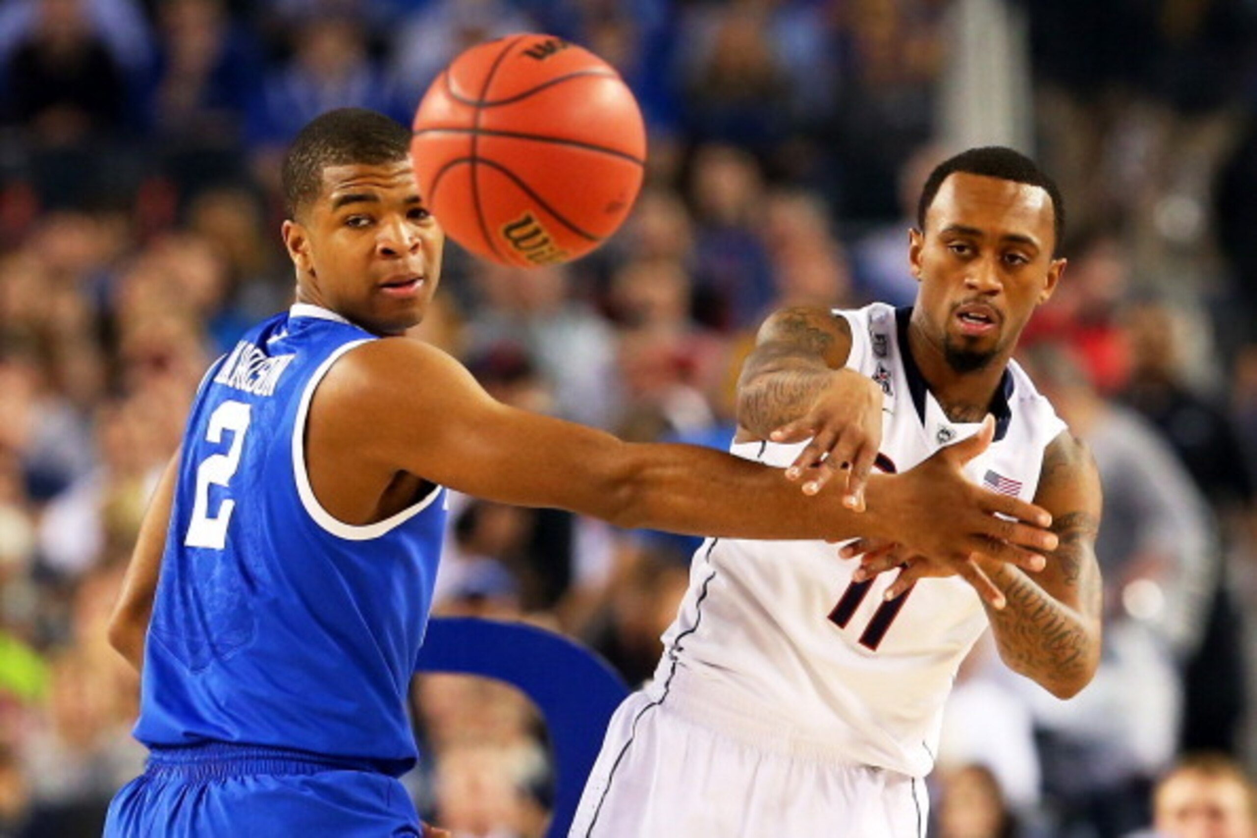 Both Aaron Harrison (left) and Ryan Boatright face very high expectations during the 2014-15 season.