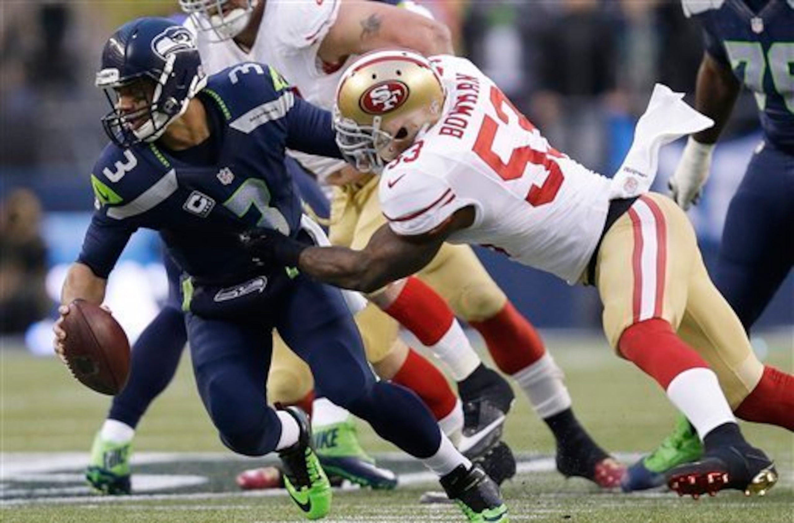 The 49ers will be more than enthused if NaVorro Bowman continues his quarterback-disrupting ways by mid-season.