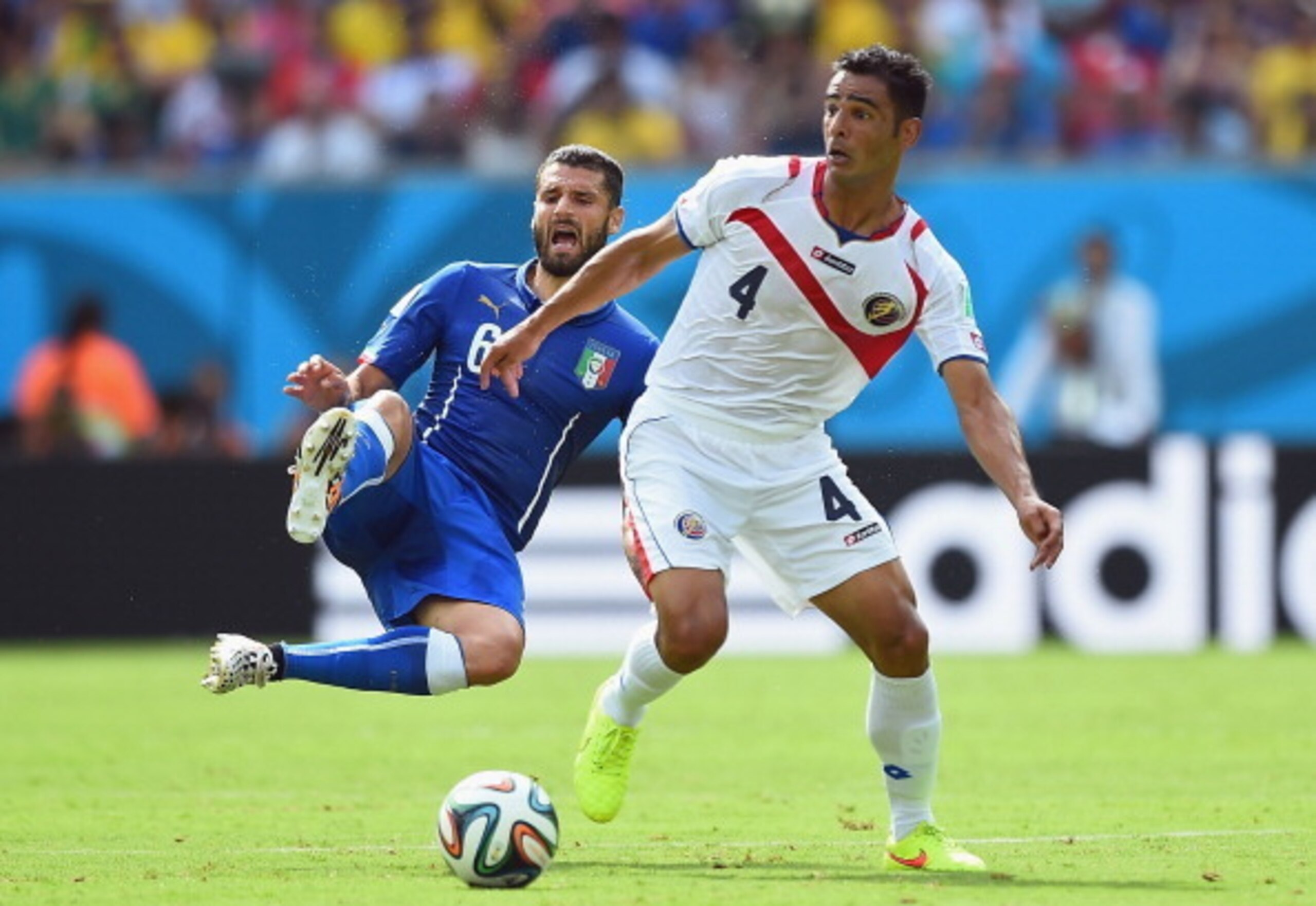 Antonio Candreva could not follow up on his excellent performance against England.
