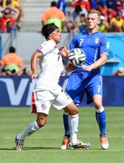 Ignazio Abate (right) was a liability on the right flank.