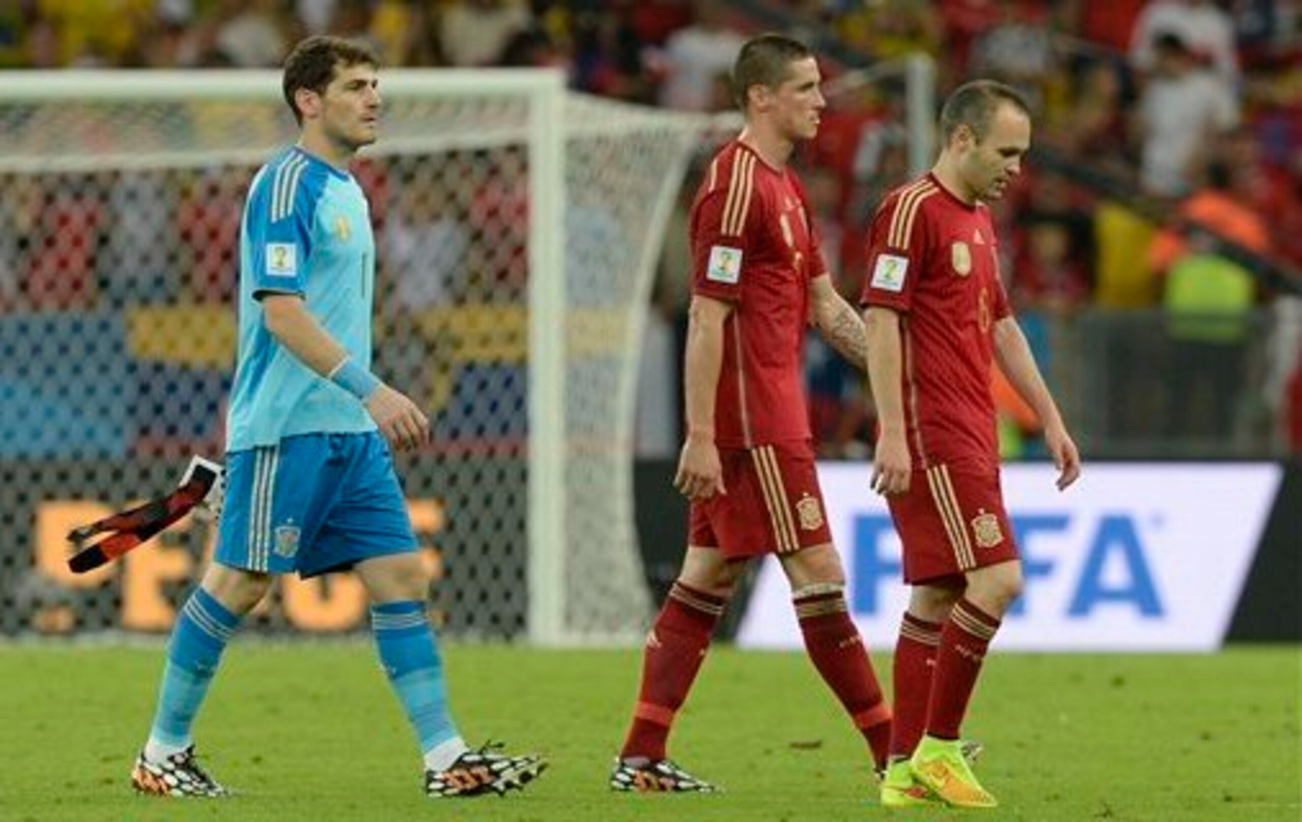 Iniesta (right) and his brand of football are not dead.