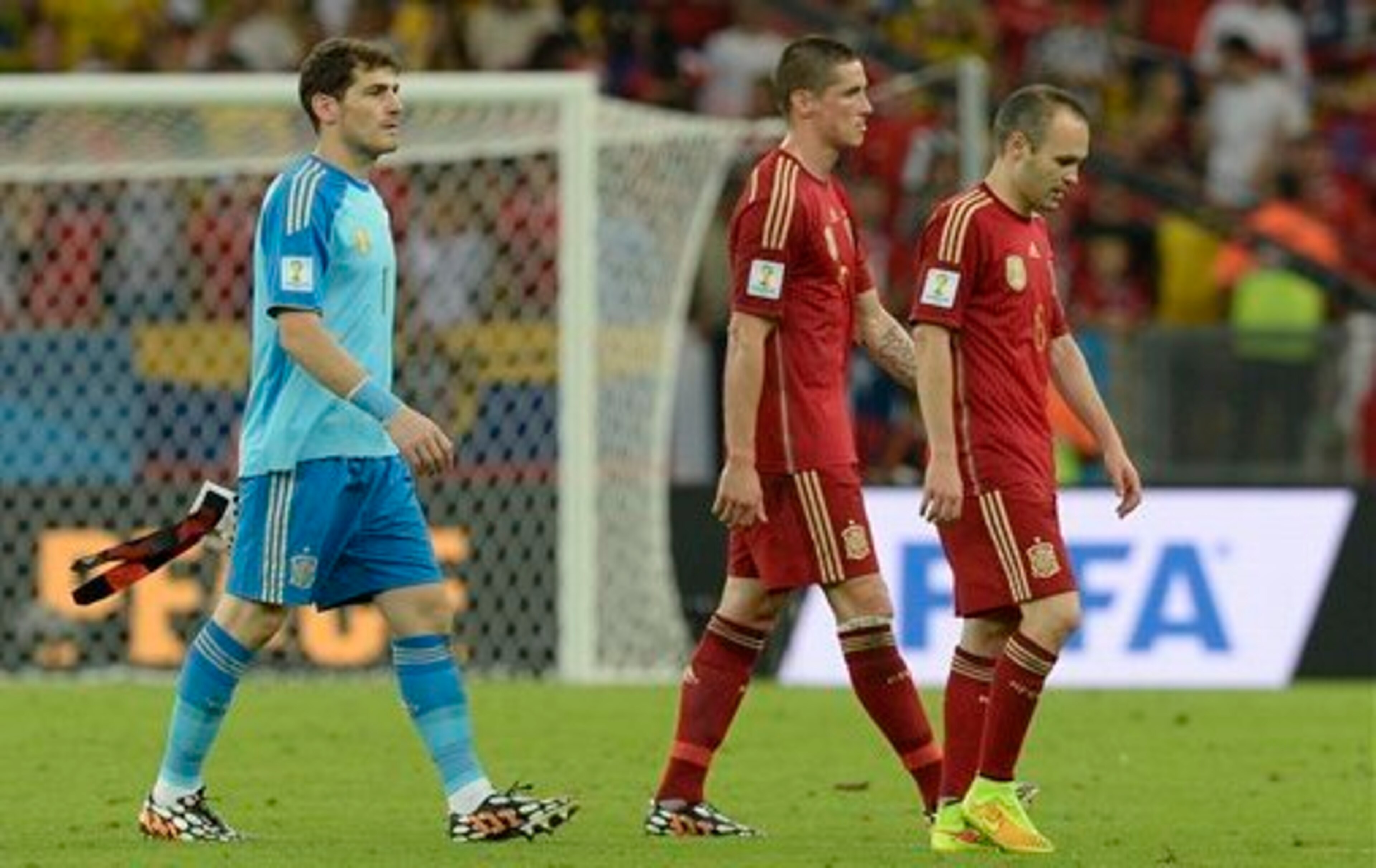 Iniesta (right) and his brand of football are not dead.