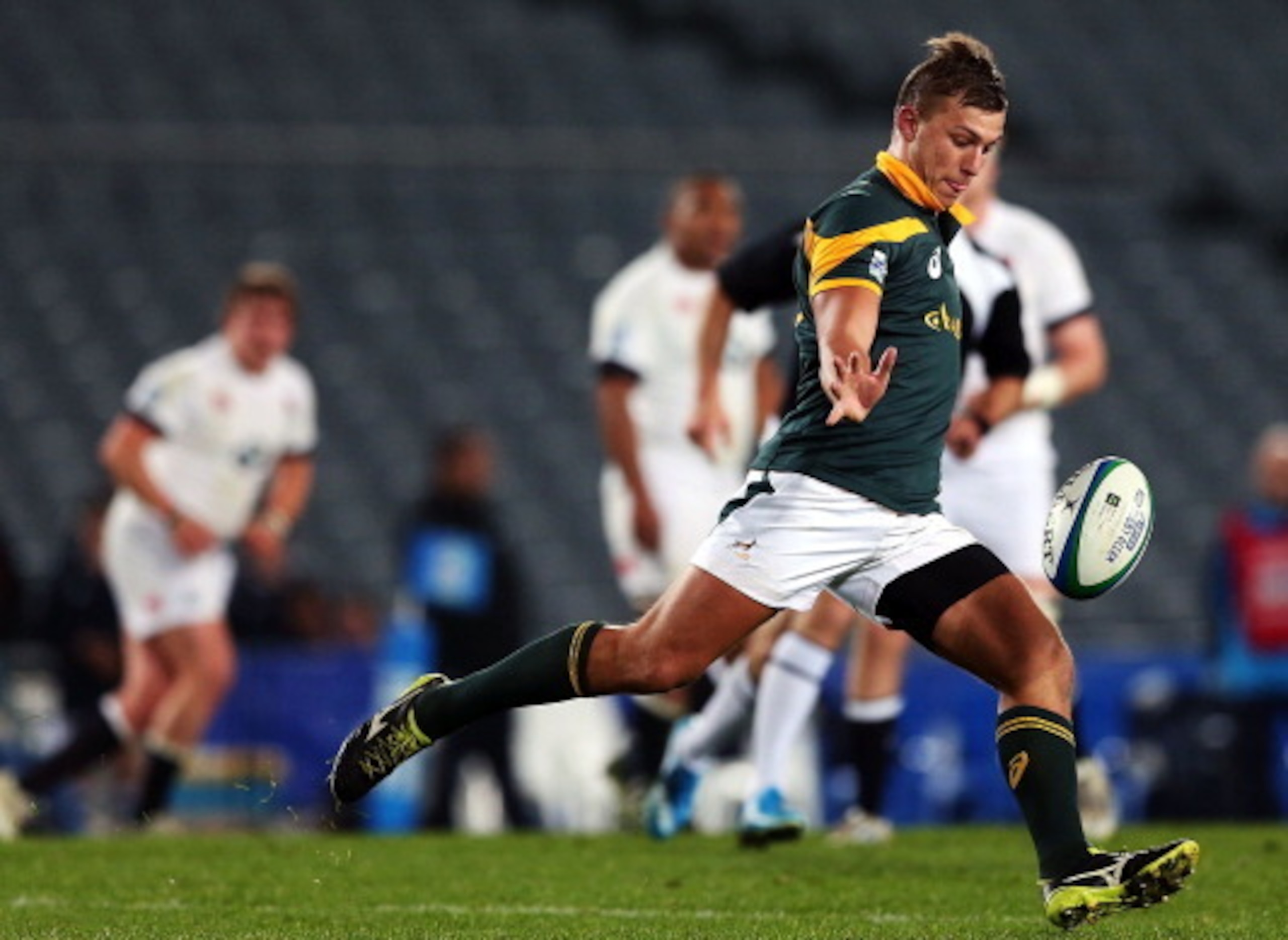 Handre Pollard is the latest in a long line of Springbok 10s with a big boot