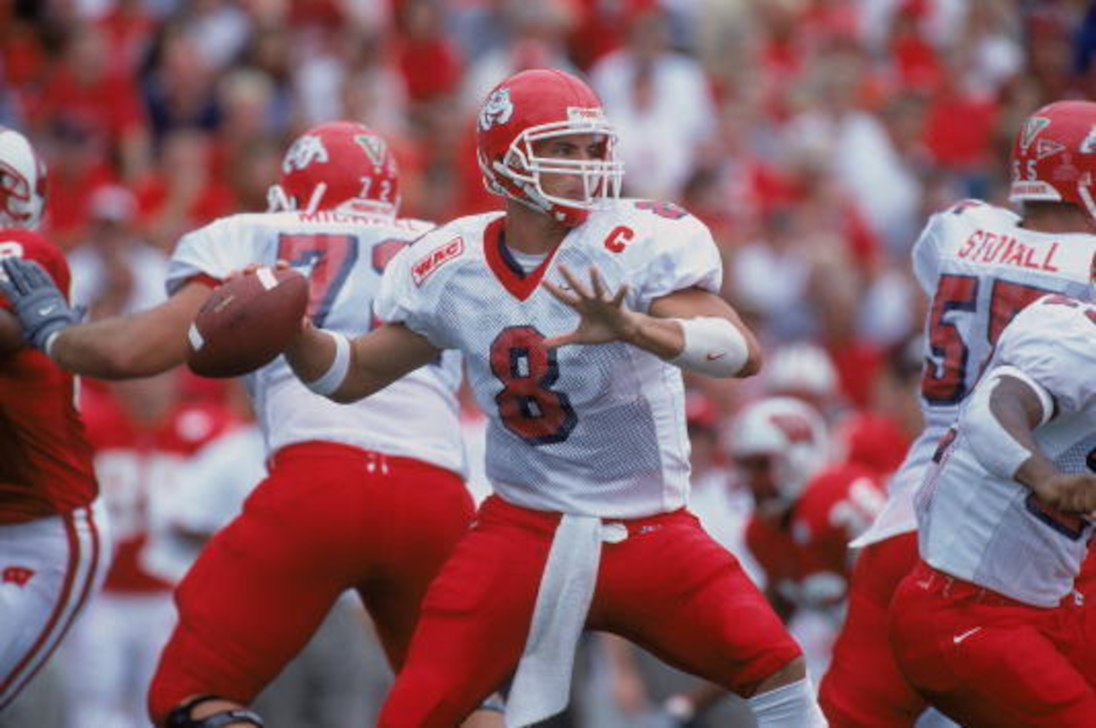 David Carr was Fresno State's quarterback in 2001. David Carr was Fresno State's quarterback in 2001.