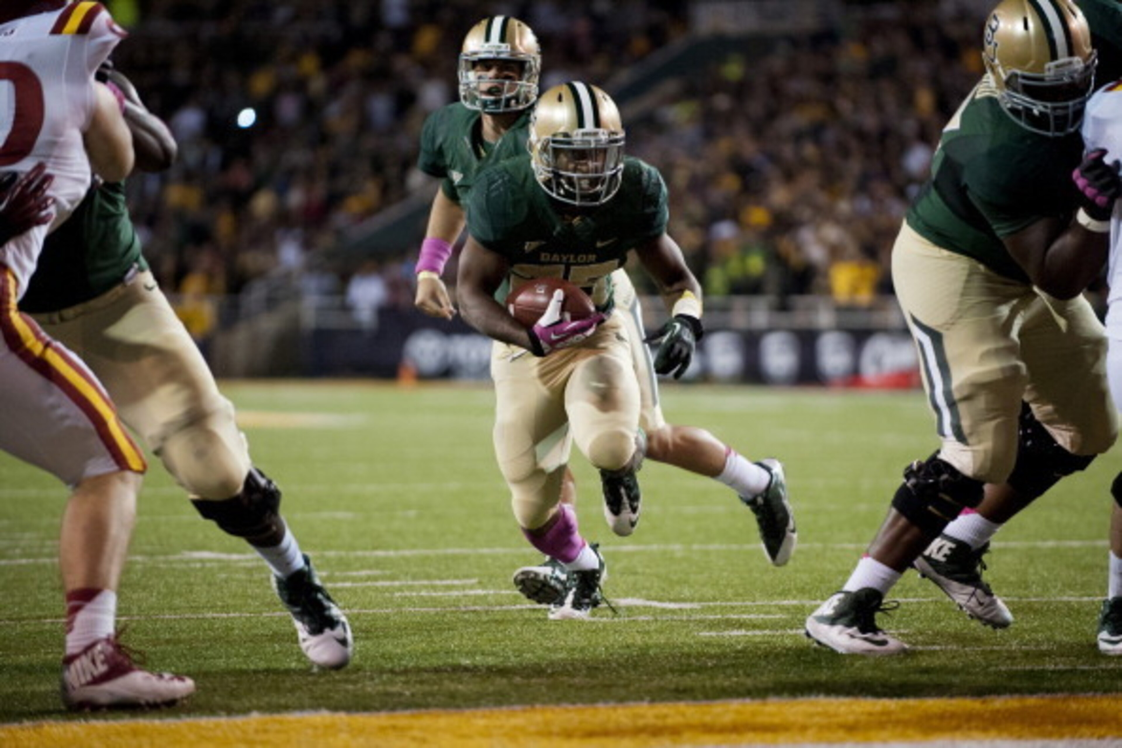 The Bears beat Iowa State 71-7 last season. The Bears beat Iowa State 71-7 last season.